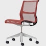 Setu Task Chair - No Arms,  Intercept,  Canyon,  Graphite,  Silver Alloy