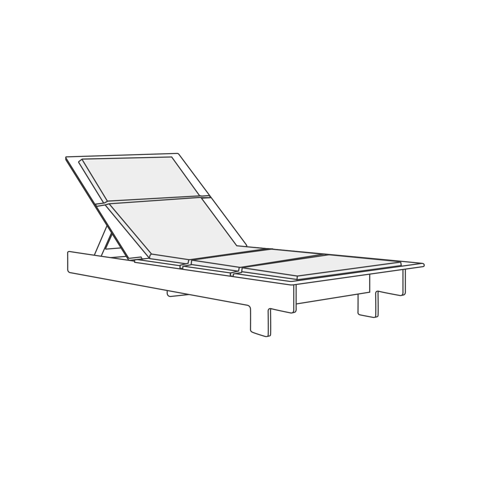 Lollygagger Chaise Cushion