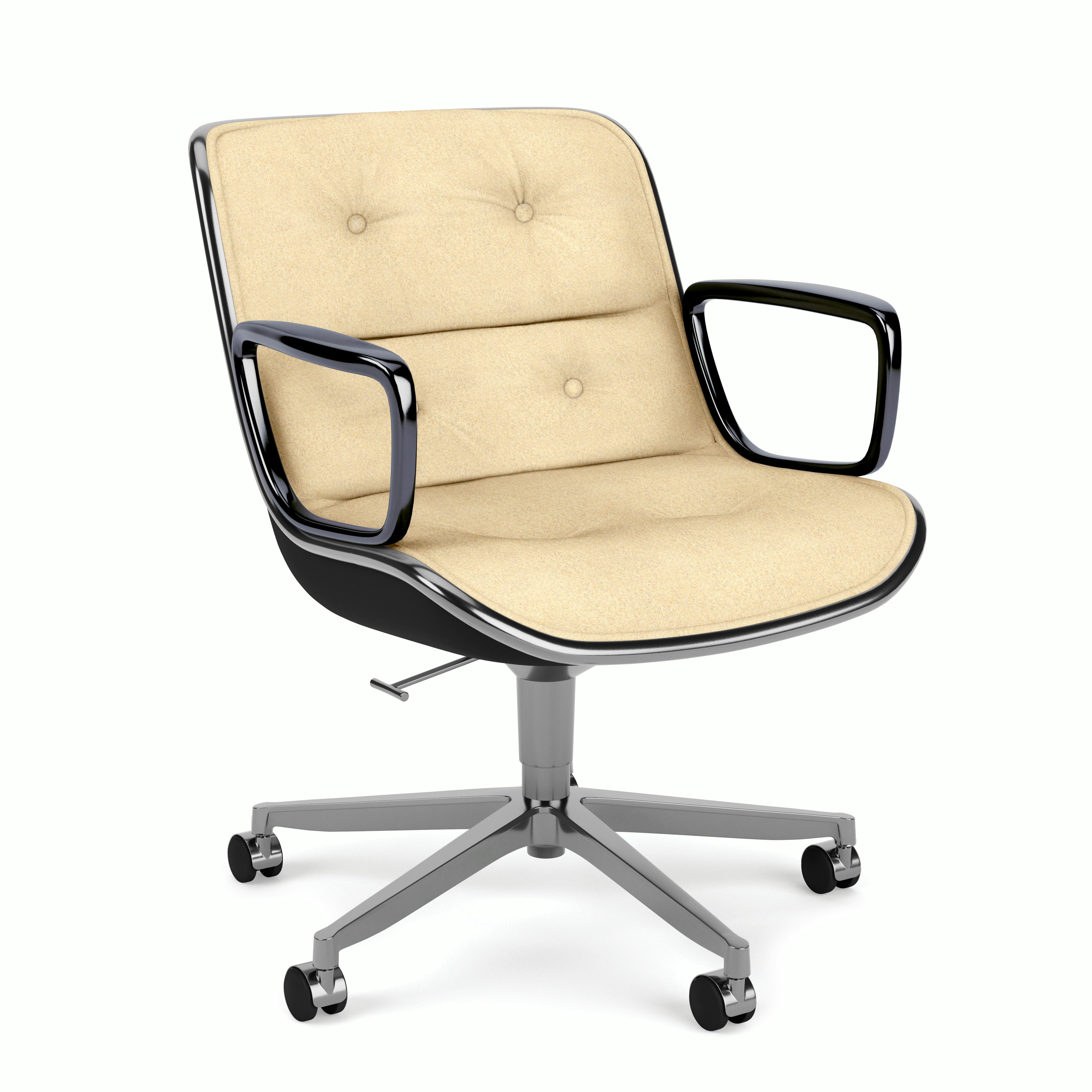 Pollock Executive Armchair - 5 Star,  Polished Aluminum,  Wow Factor,  Heaven
