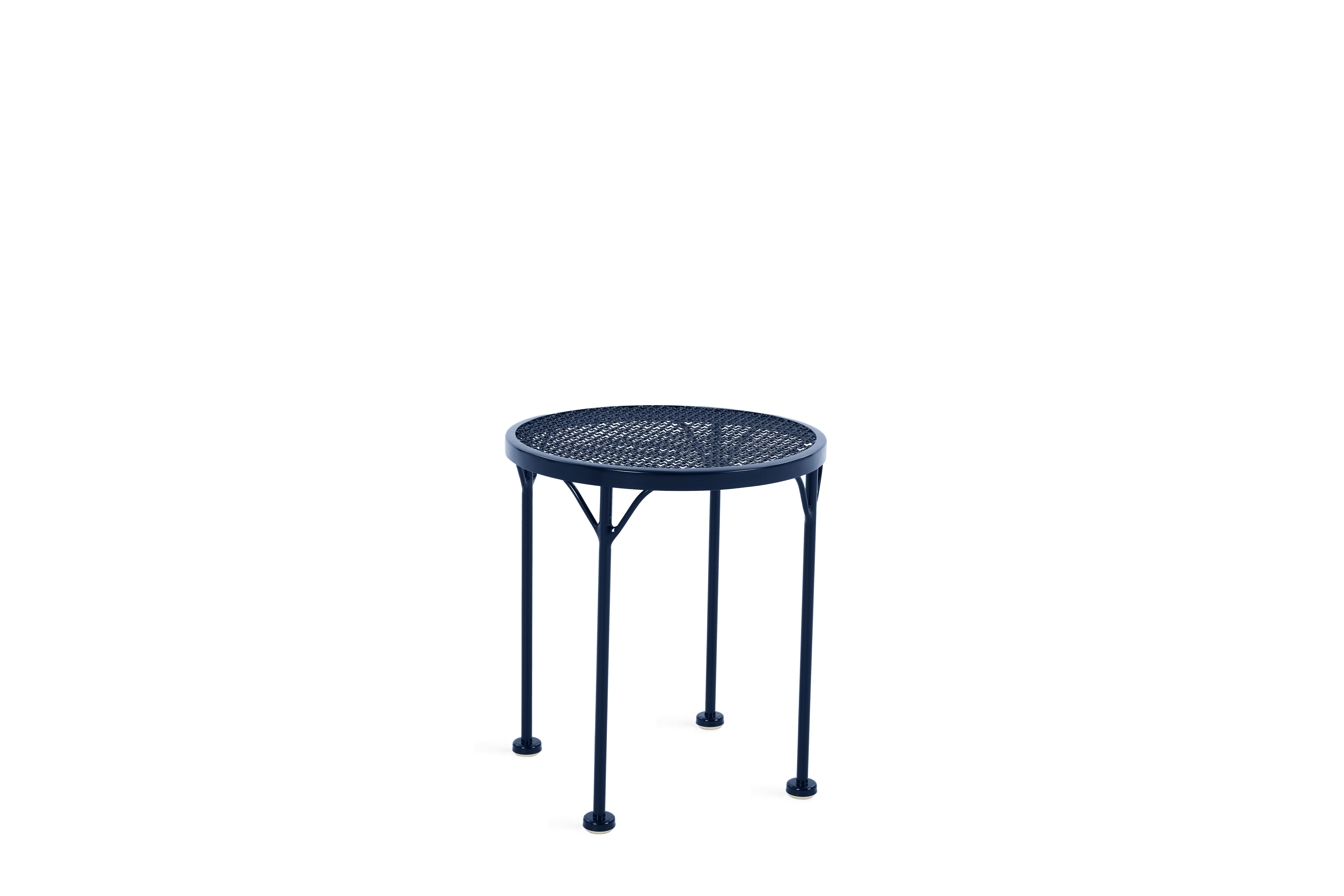 Sculptura Side Table - Indigo