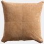 Suede Double-Sided Pillow - 24 x 24, Camel