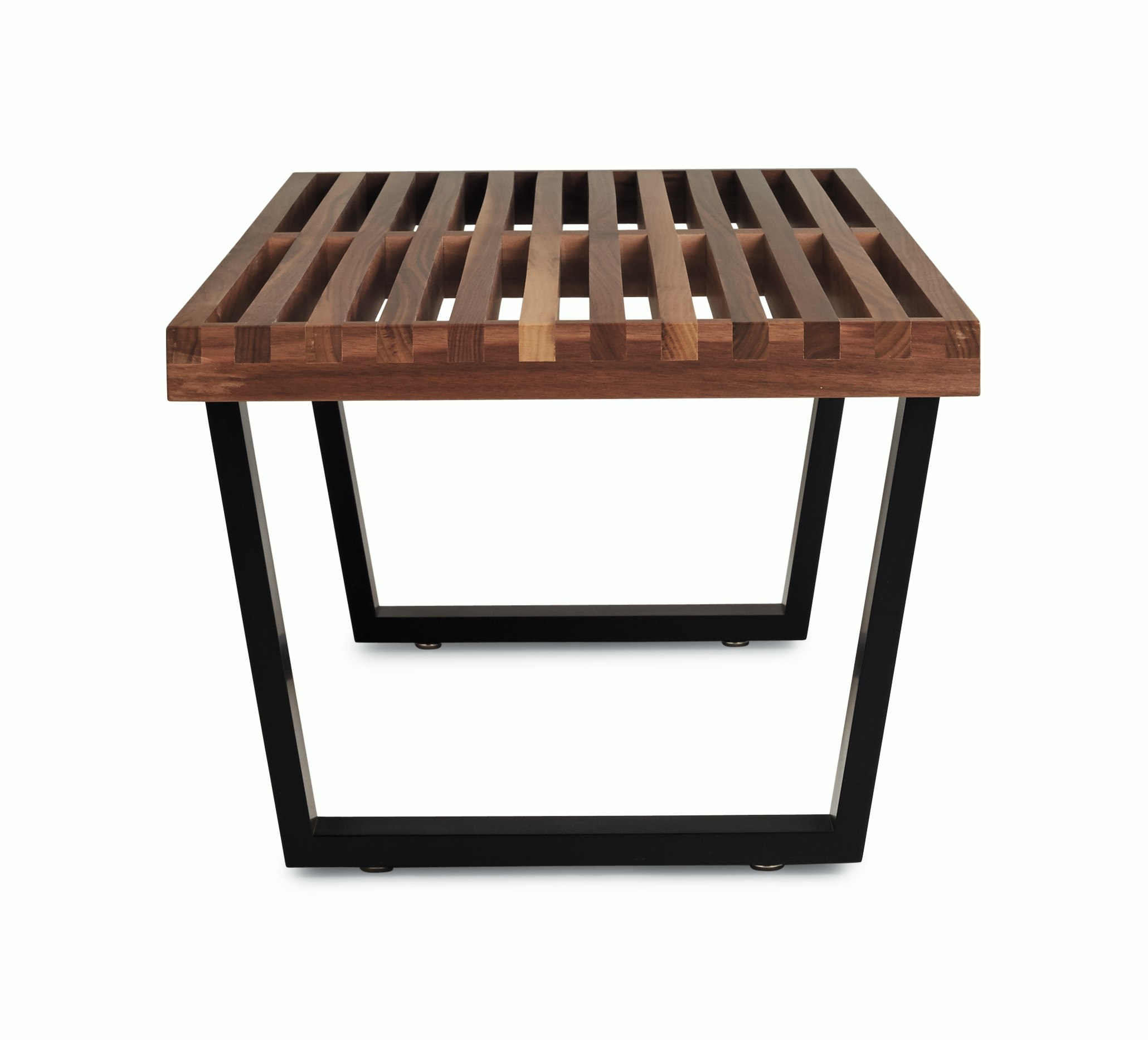 Nelson Platform Bench Walnut