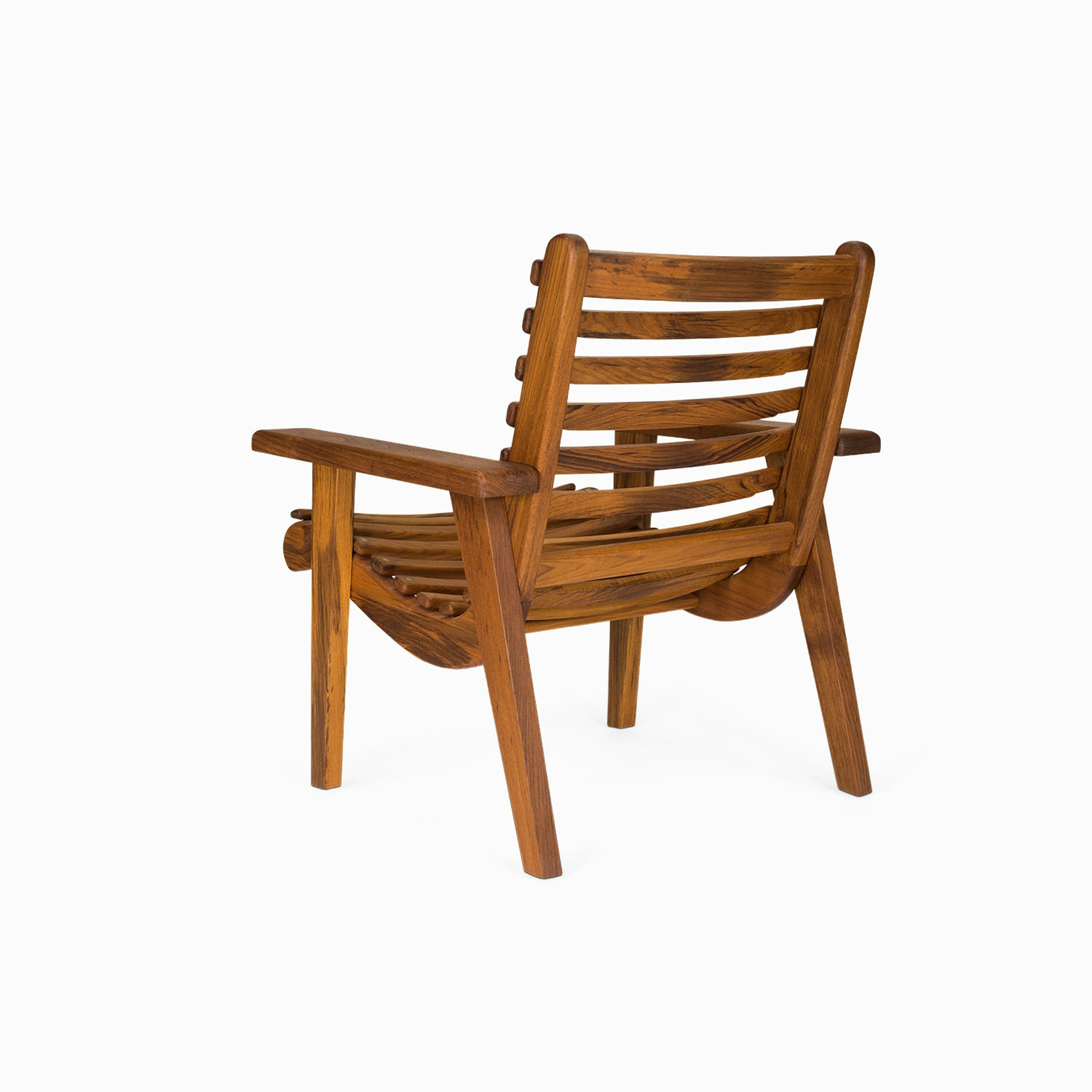 Miquelito Outdoor Lounge Chair - Teak, All Weather Twisted Resin Cord