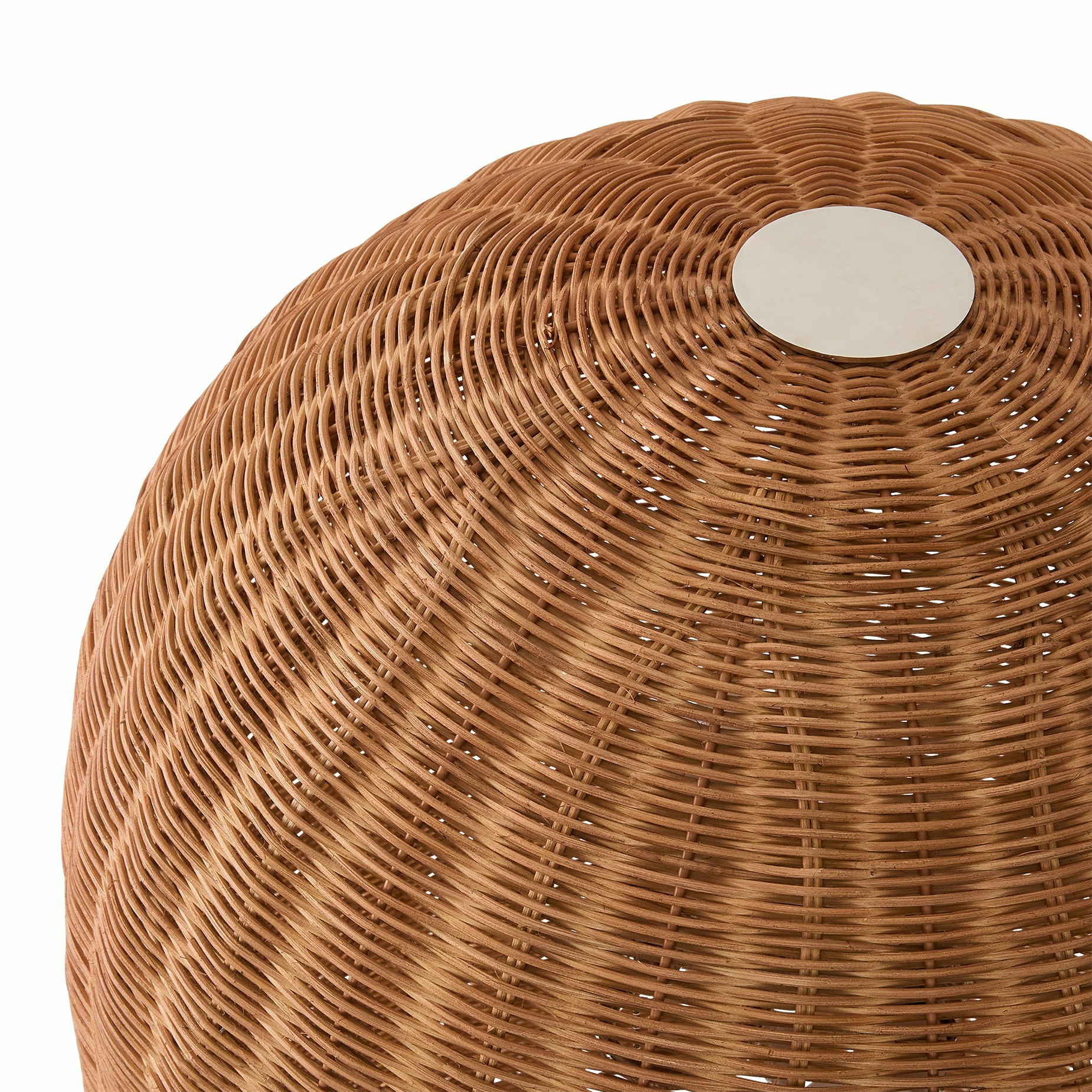 Bell Wicker Floor Lamp