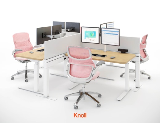 antenna workspaces power beam height-adjustable table