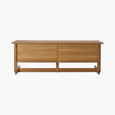 Land Storage, Credenza 85", Oak Land Storage, Credenza 85", Oak