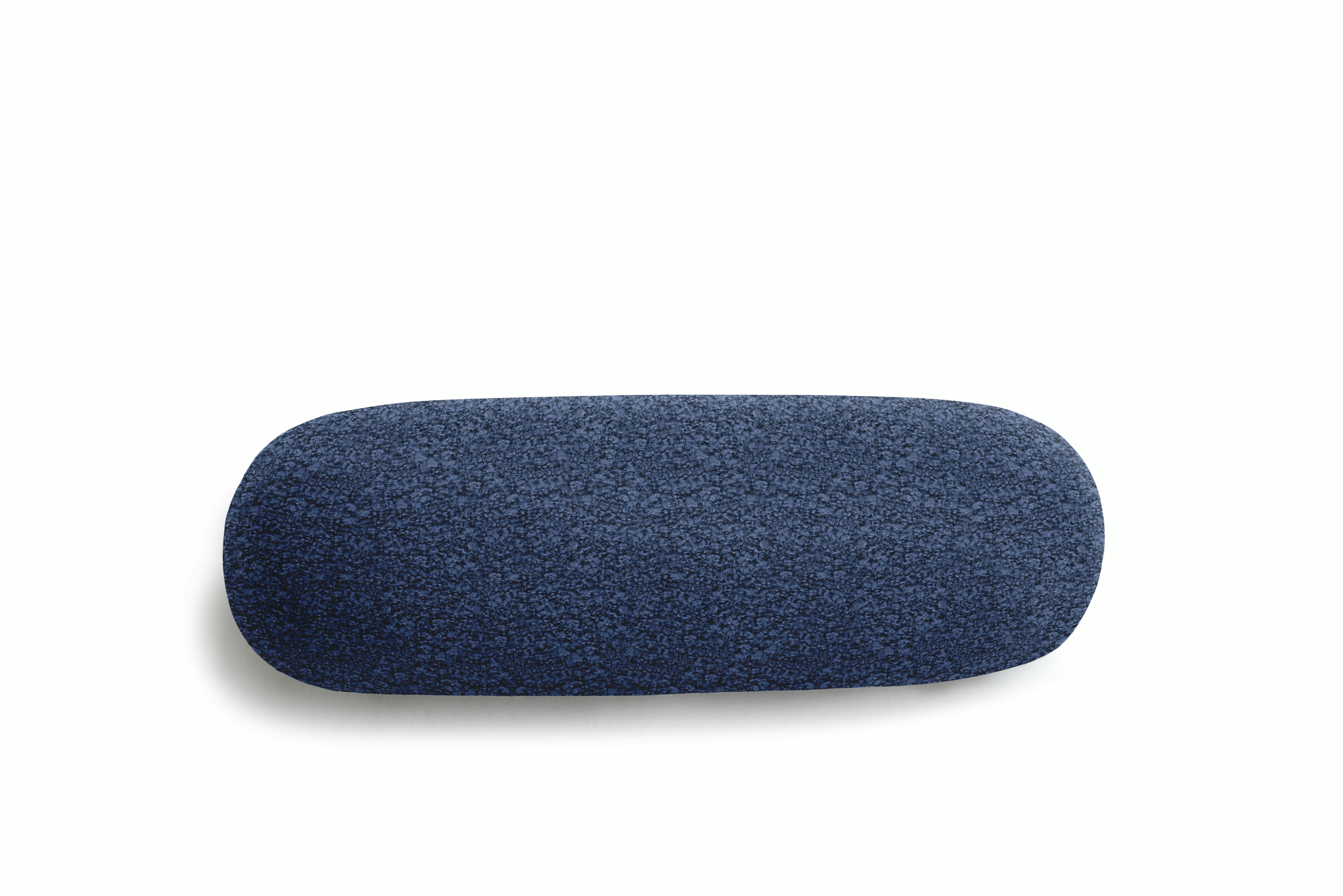 A Biboni Lumbar Pillow in nan viewed from an angle.