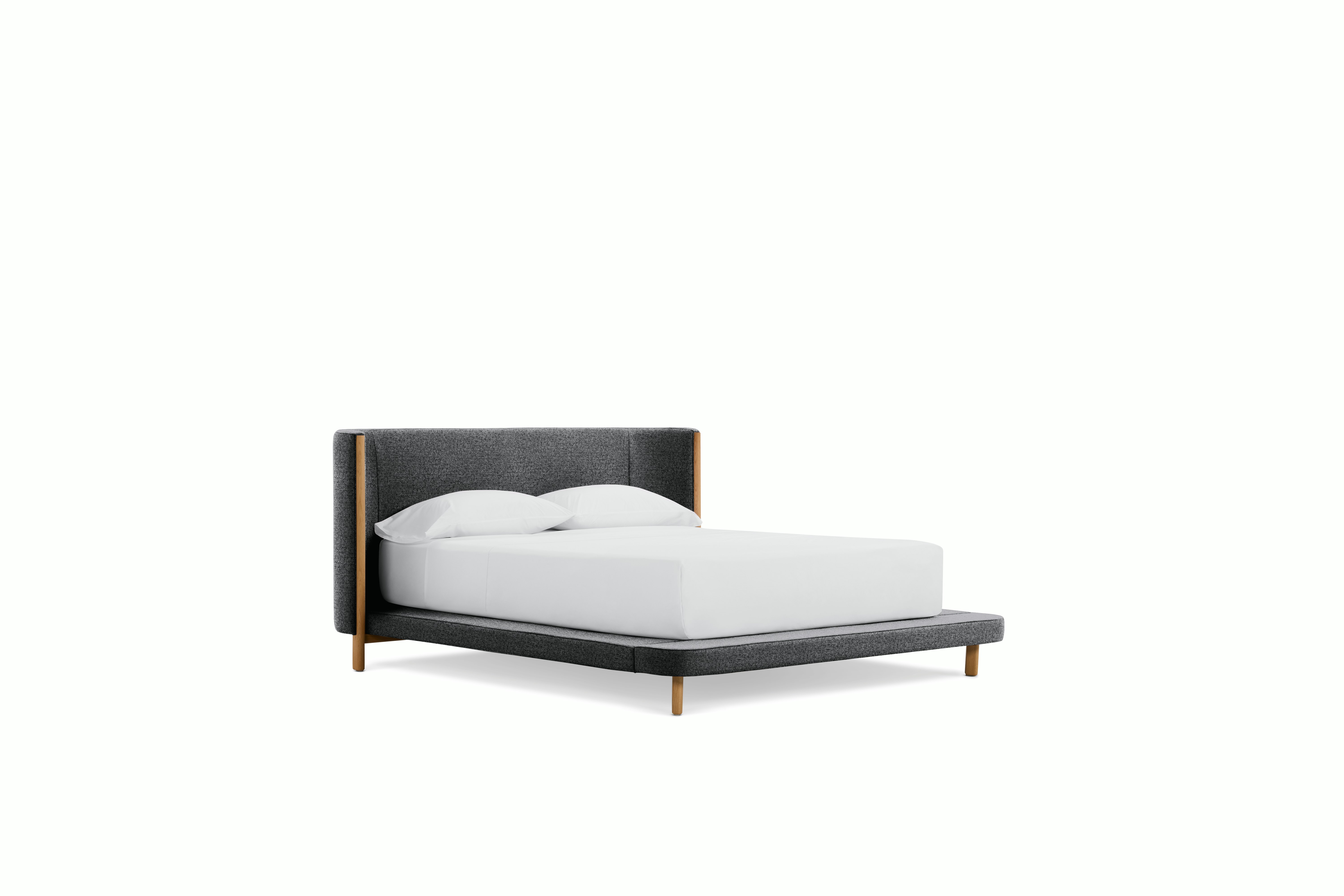 Emmy Bed - Tall, Queen, Oak, Beck, Molecule