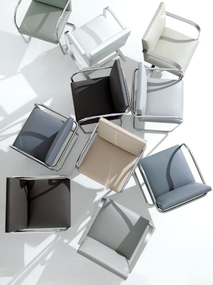 Knoll Flat and Tubular bar Brno Chairs