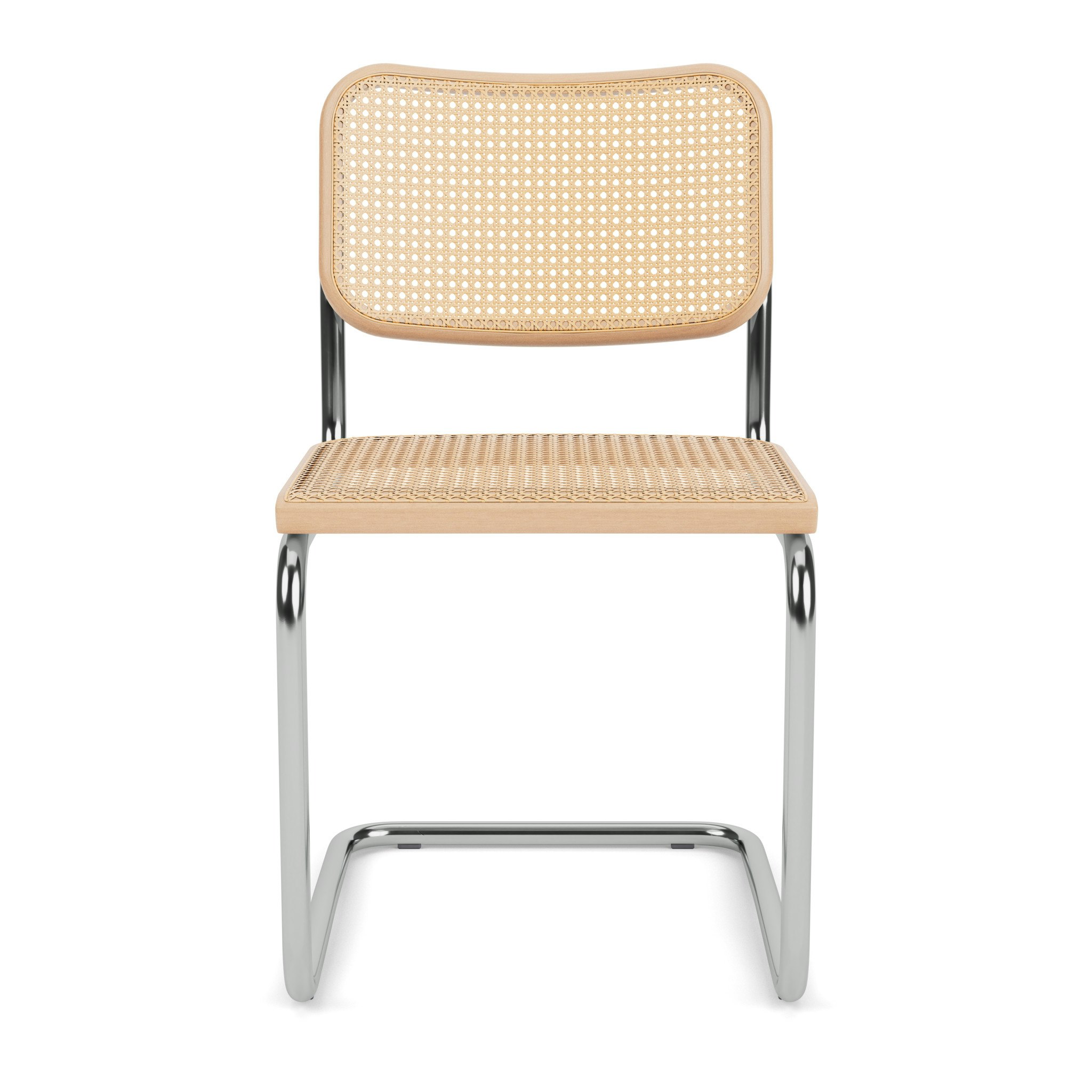 Cesca Chair in Natural Beech cane and chrome