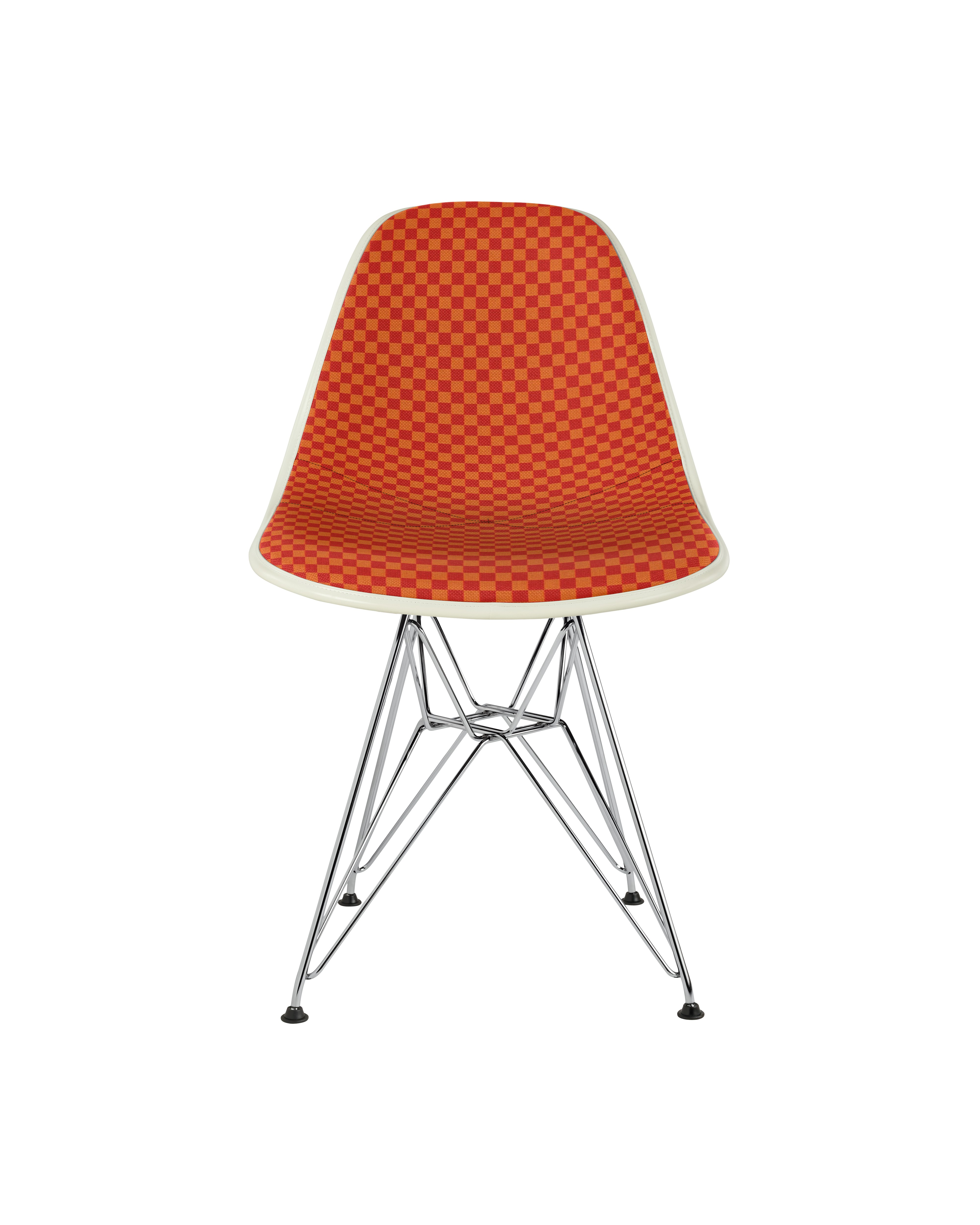 Eames Upholstered Molded Fiberglass Side Chair