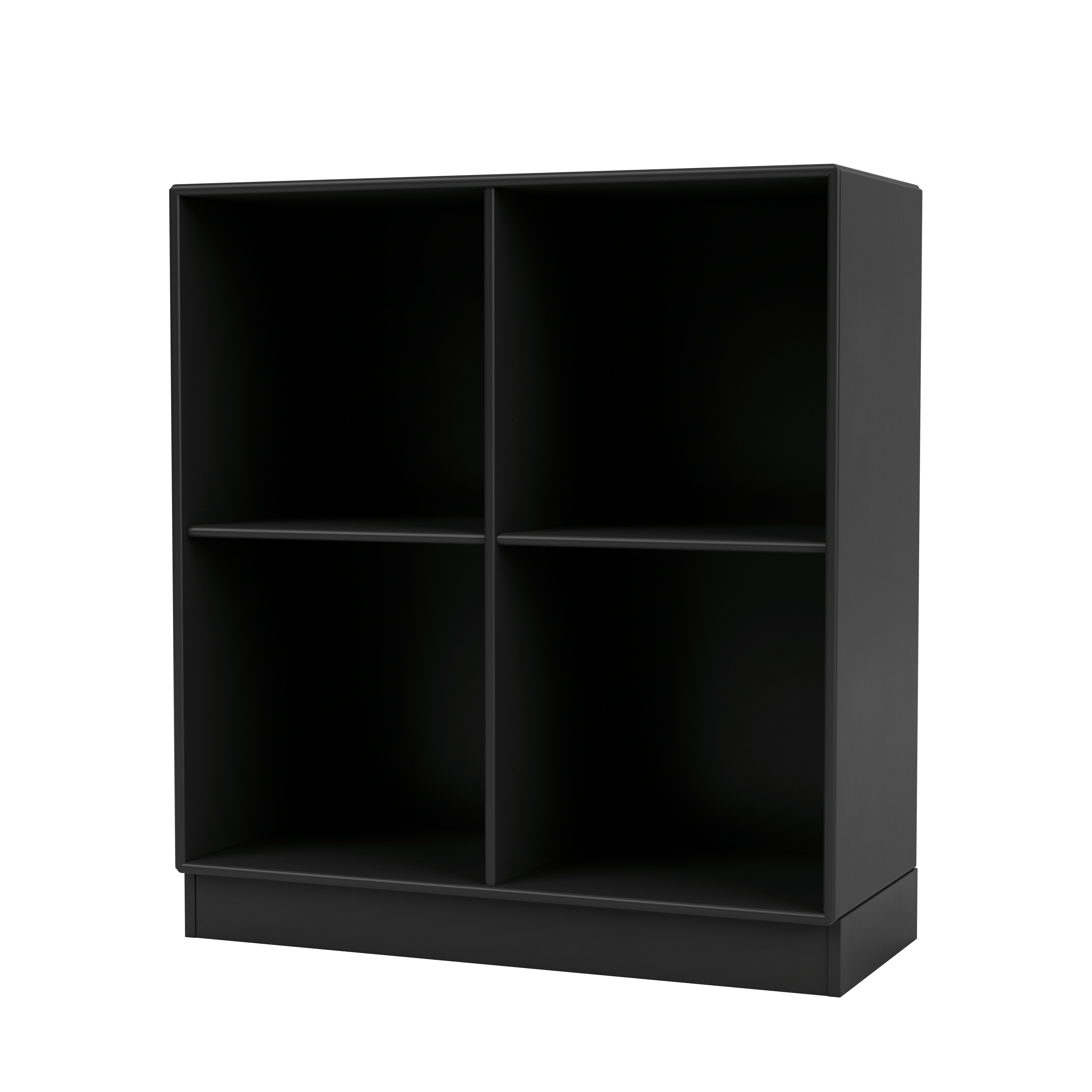 Show Bookcase - Black, with Plinth