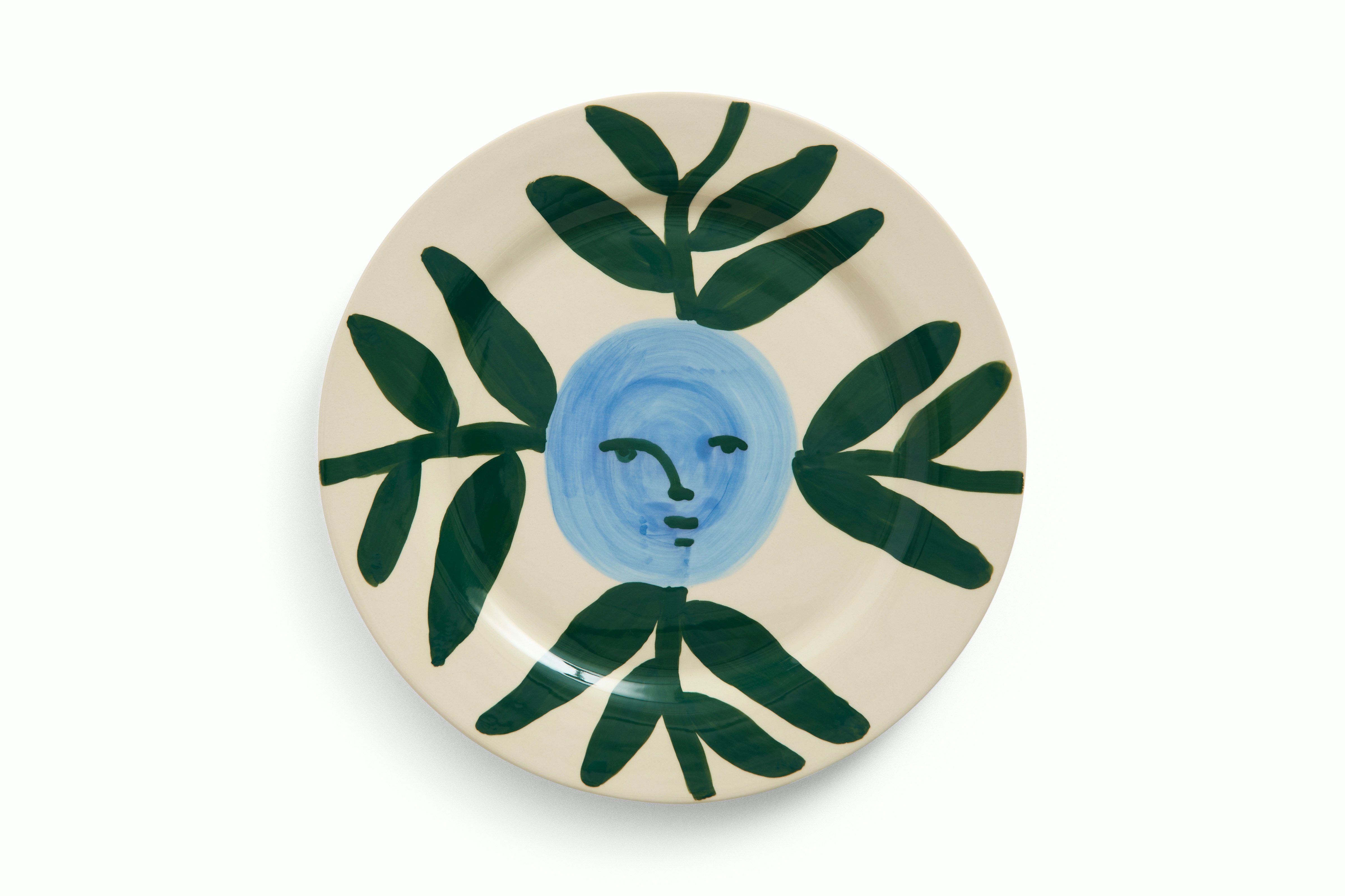 Moon Face Vine Dinner Plate