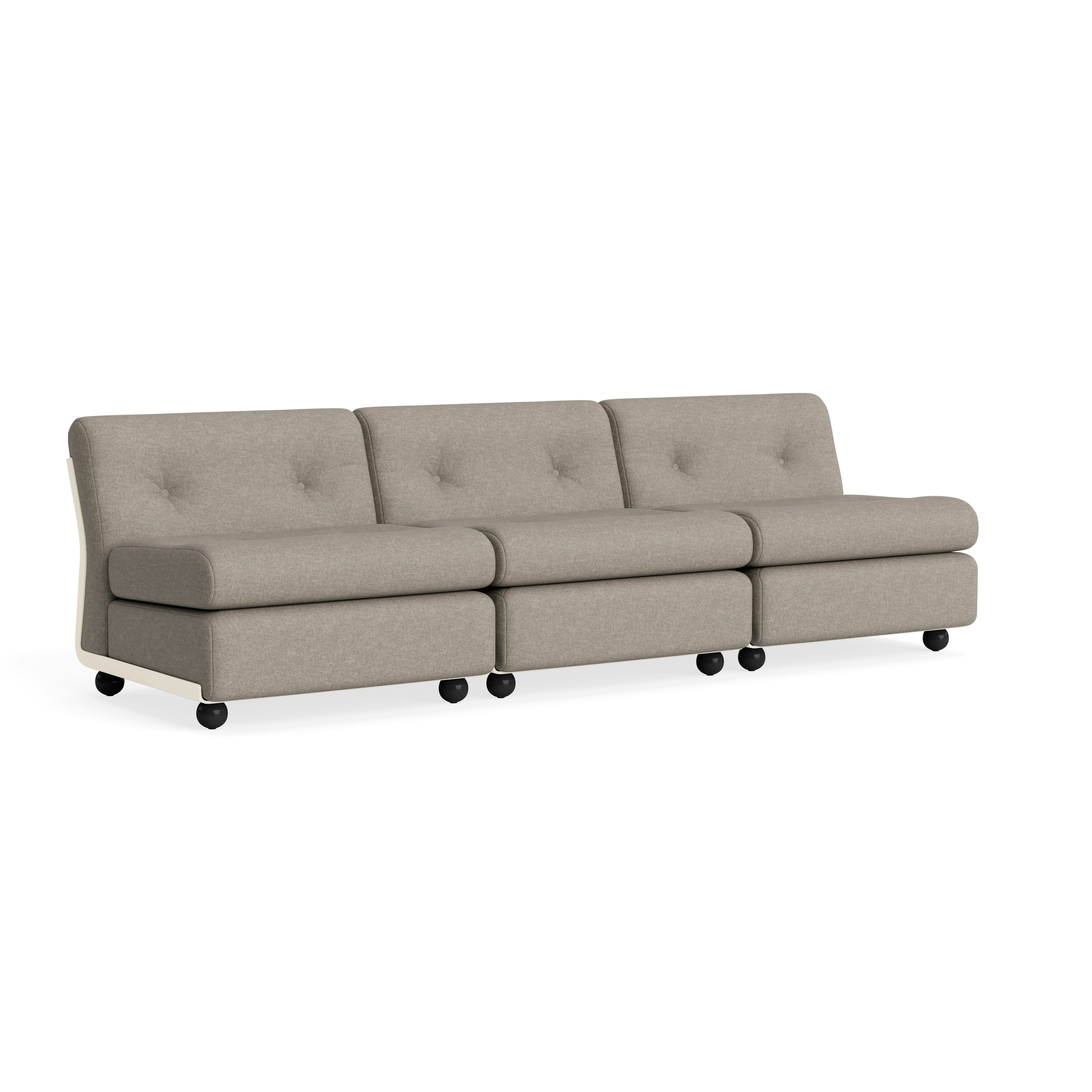 Amanta Sofa - Three Seater, Pecora, Graham, Cream Beige