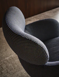 Blis Swivel Chair in Oxbow Trope detail