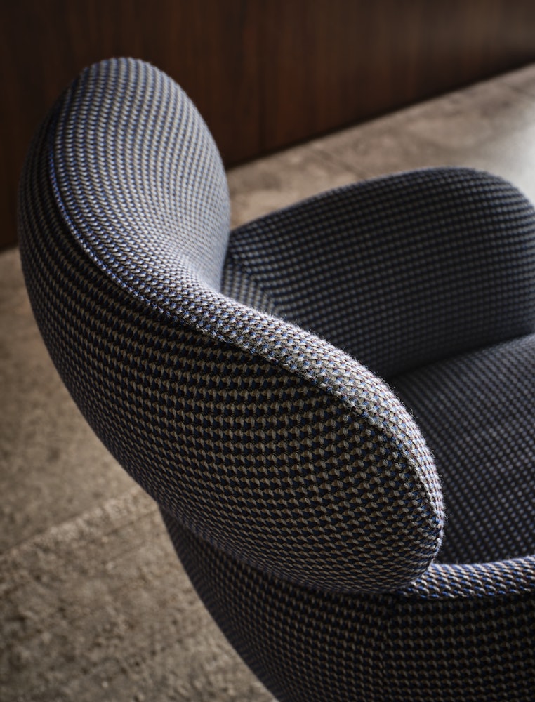 Blis Swivel Chair and Ottoman