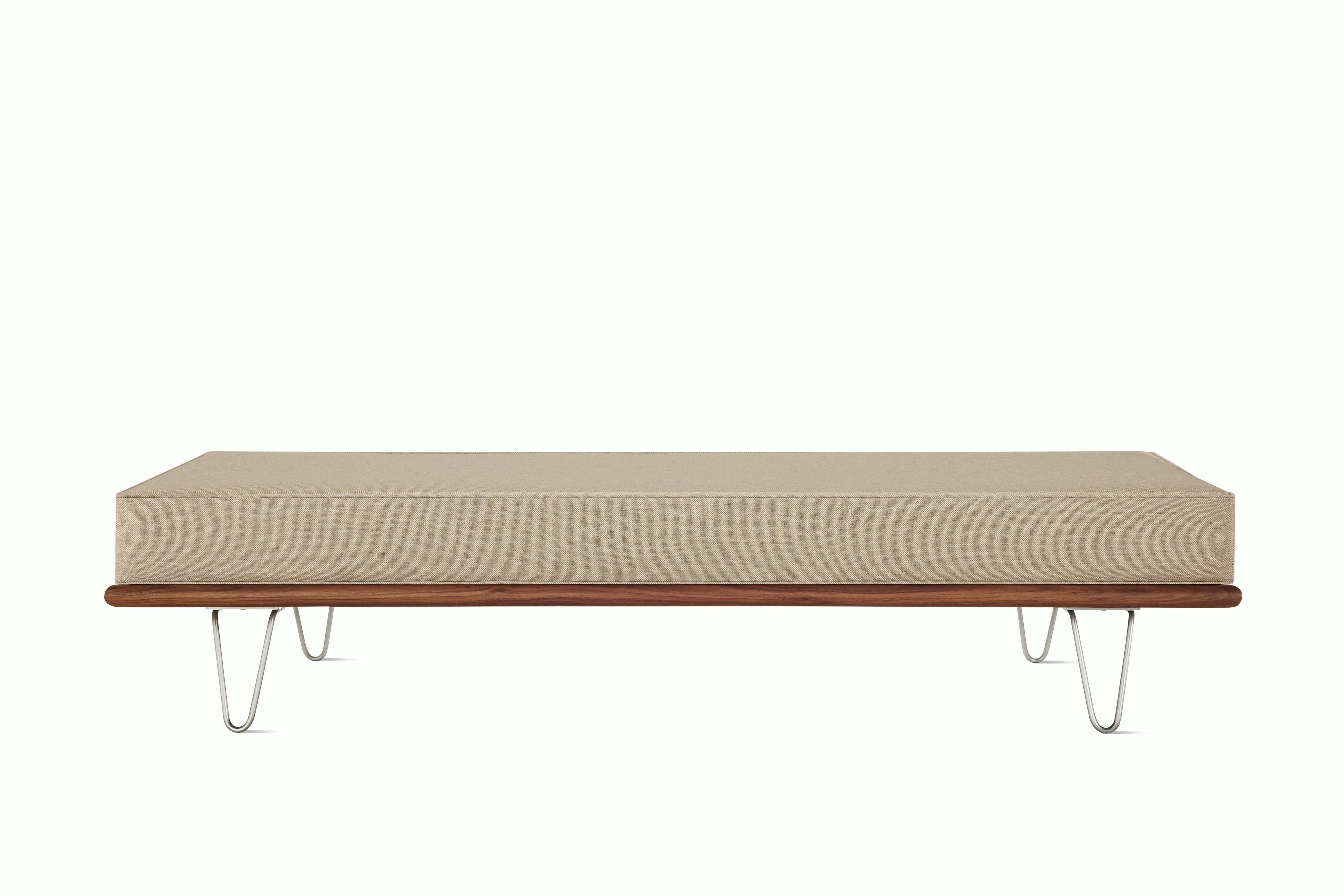 Nelson Daybed 2.0 - Standard,  Walnut,  Mode,  Basket,  Hairpin