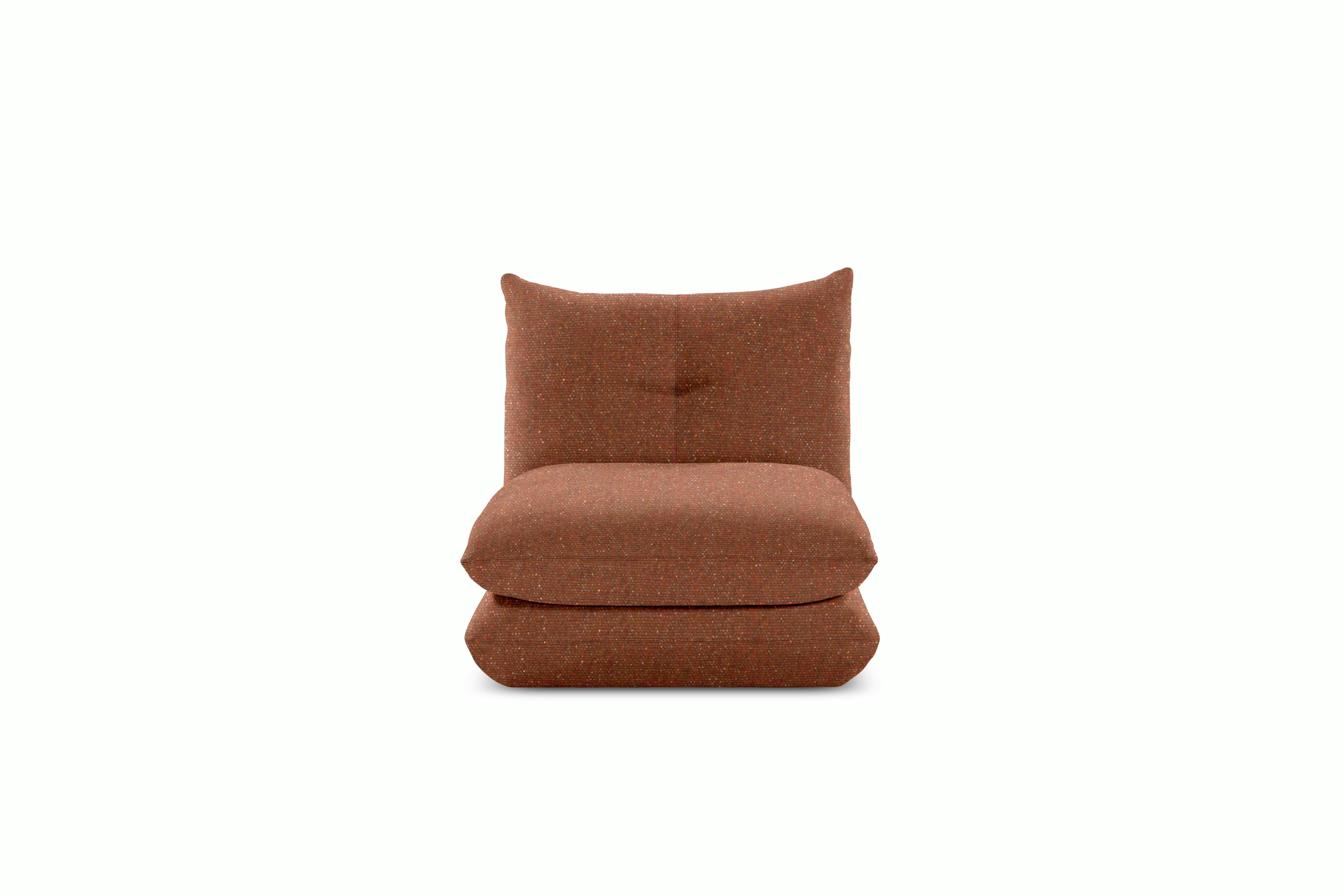 Pillo Armless Seat Module - Standard or Deep Buzz  Bittersweet