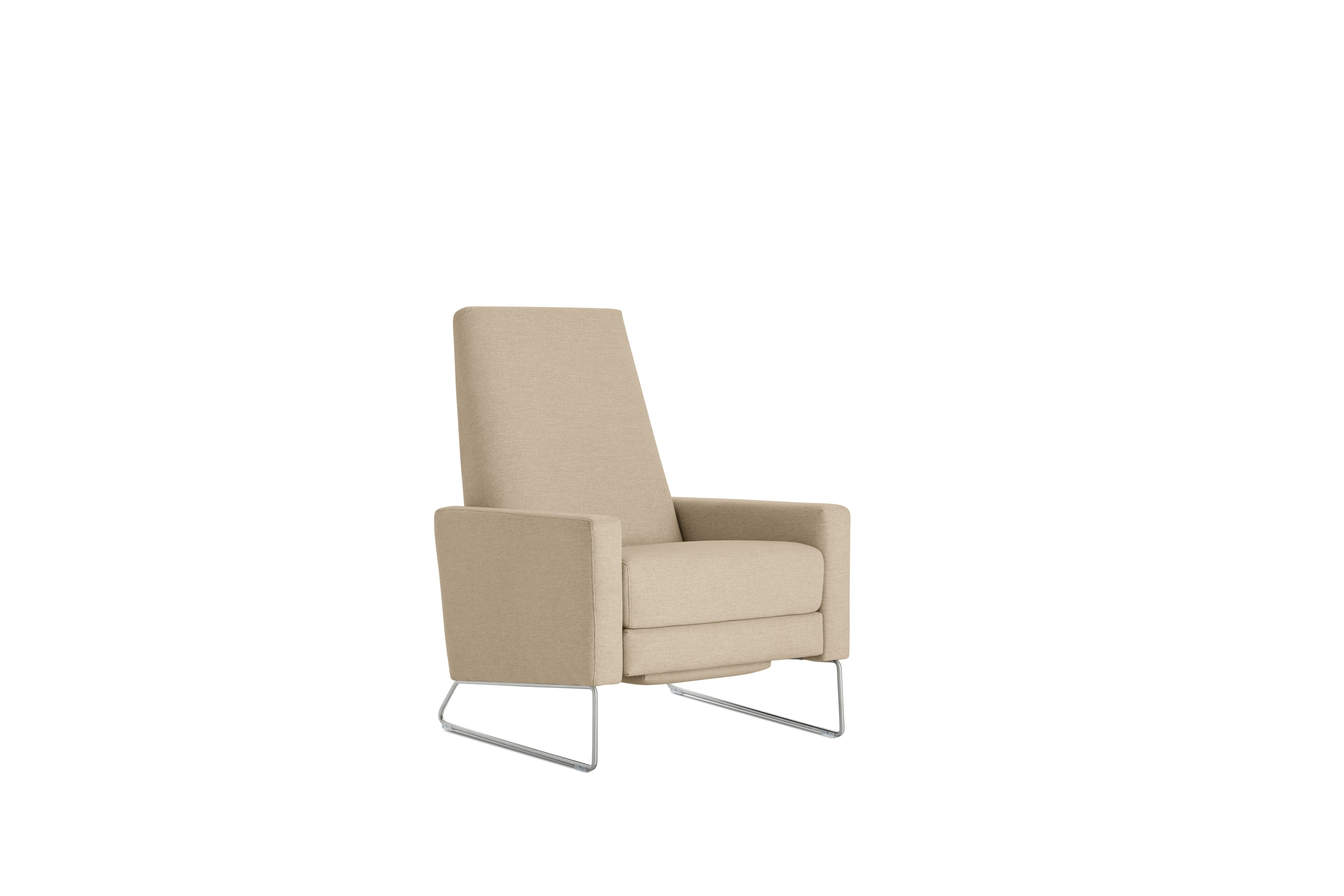 Flight Recliner 2.0 - Tall, Fabric, Mode, Basket, Stainless Steel