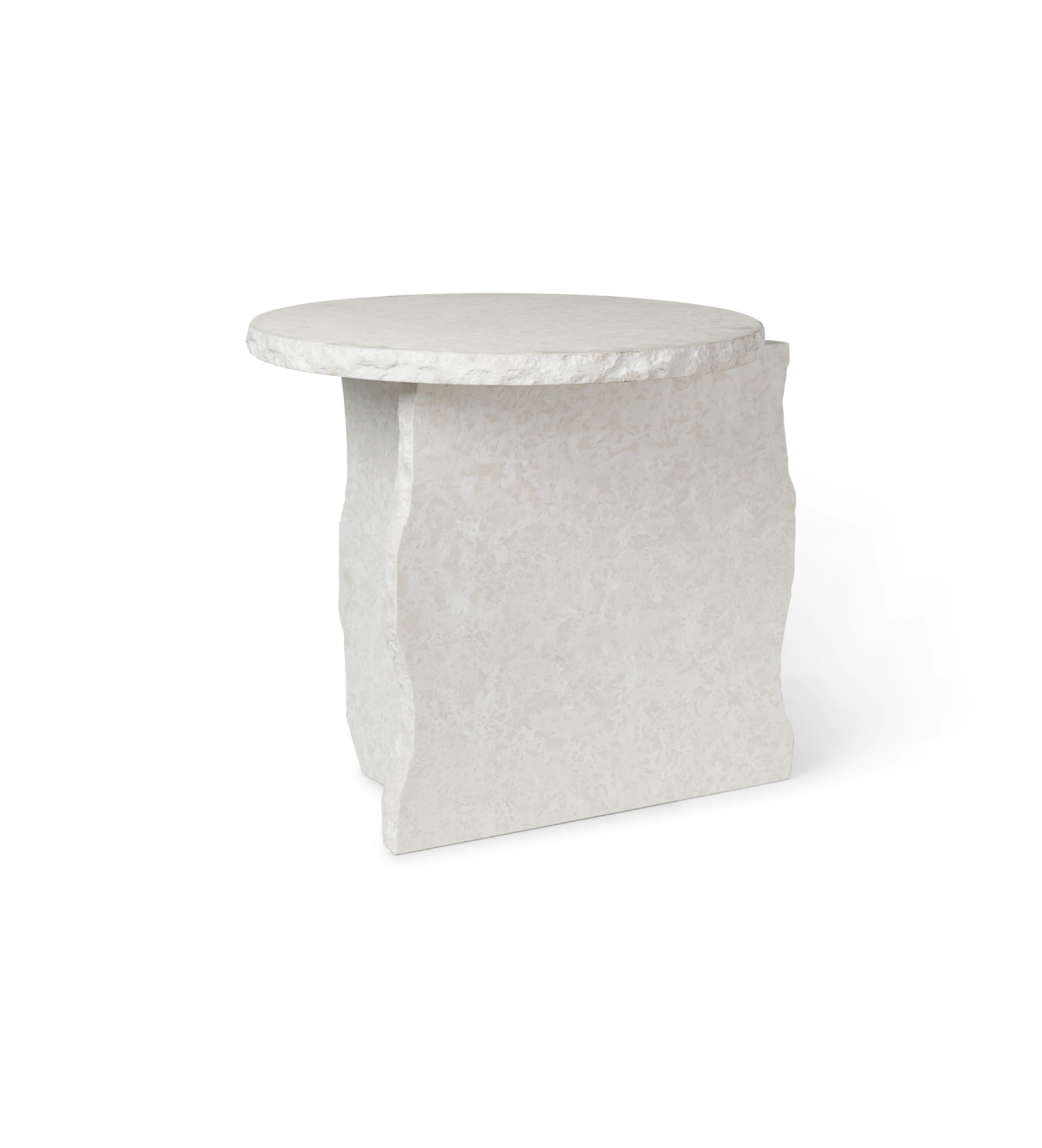 Mineral Sculptural Table - Bianco Curia