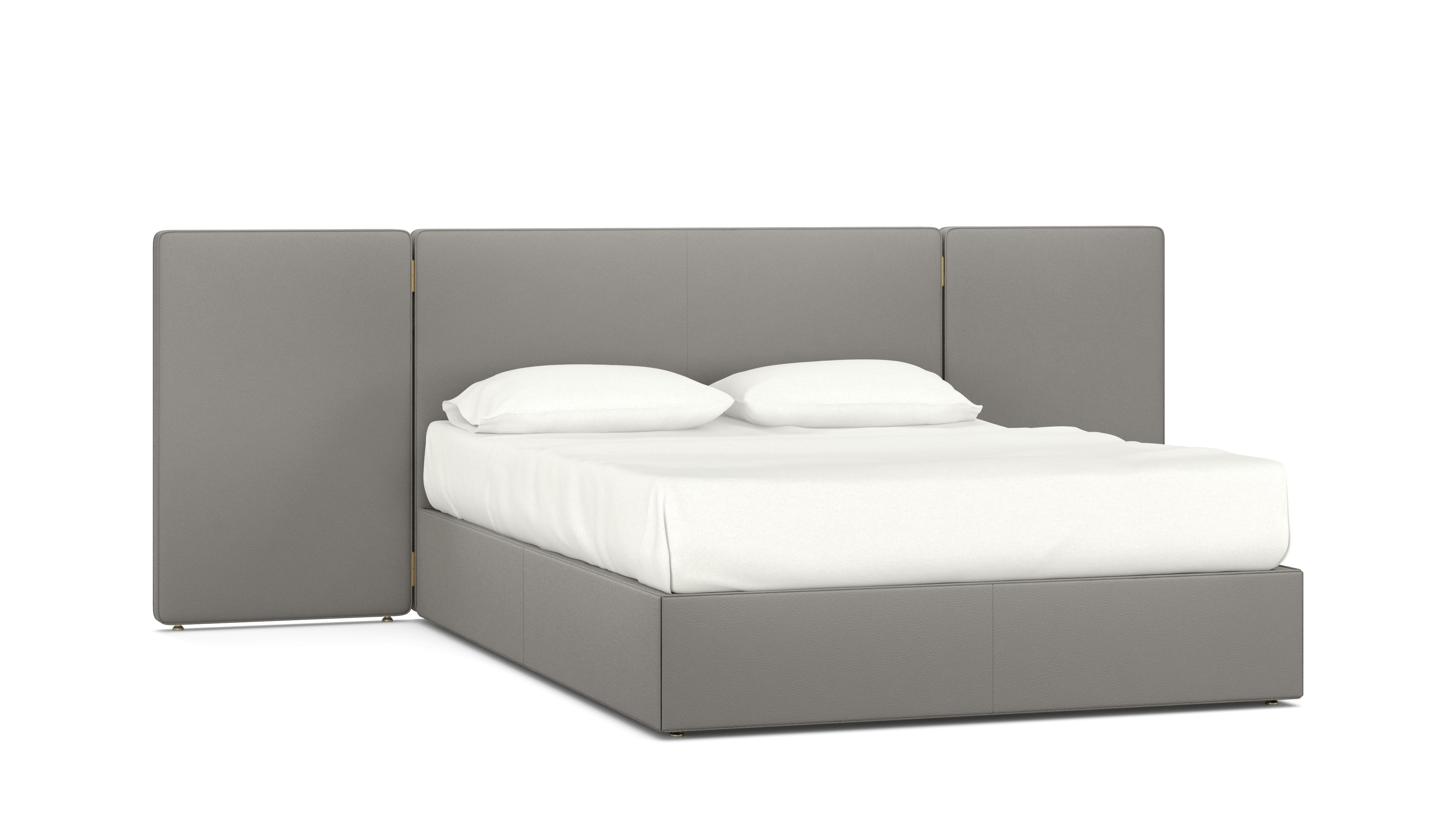 A Hule Bed in Script Script viewed from an angle