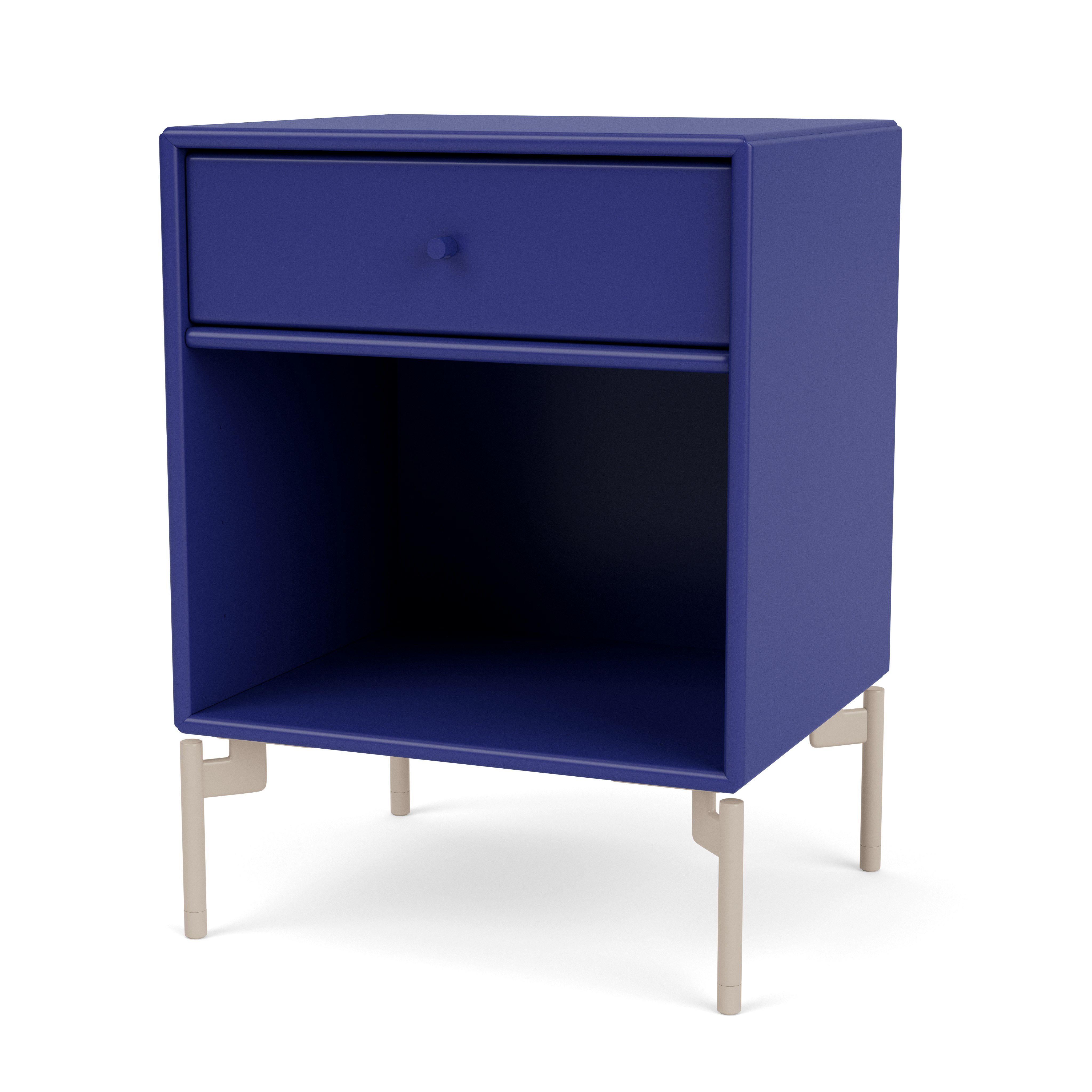 Dream Bedside Table - Monarch, Mushroom Legs