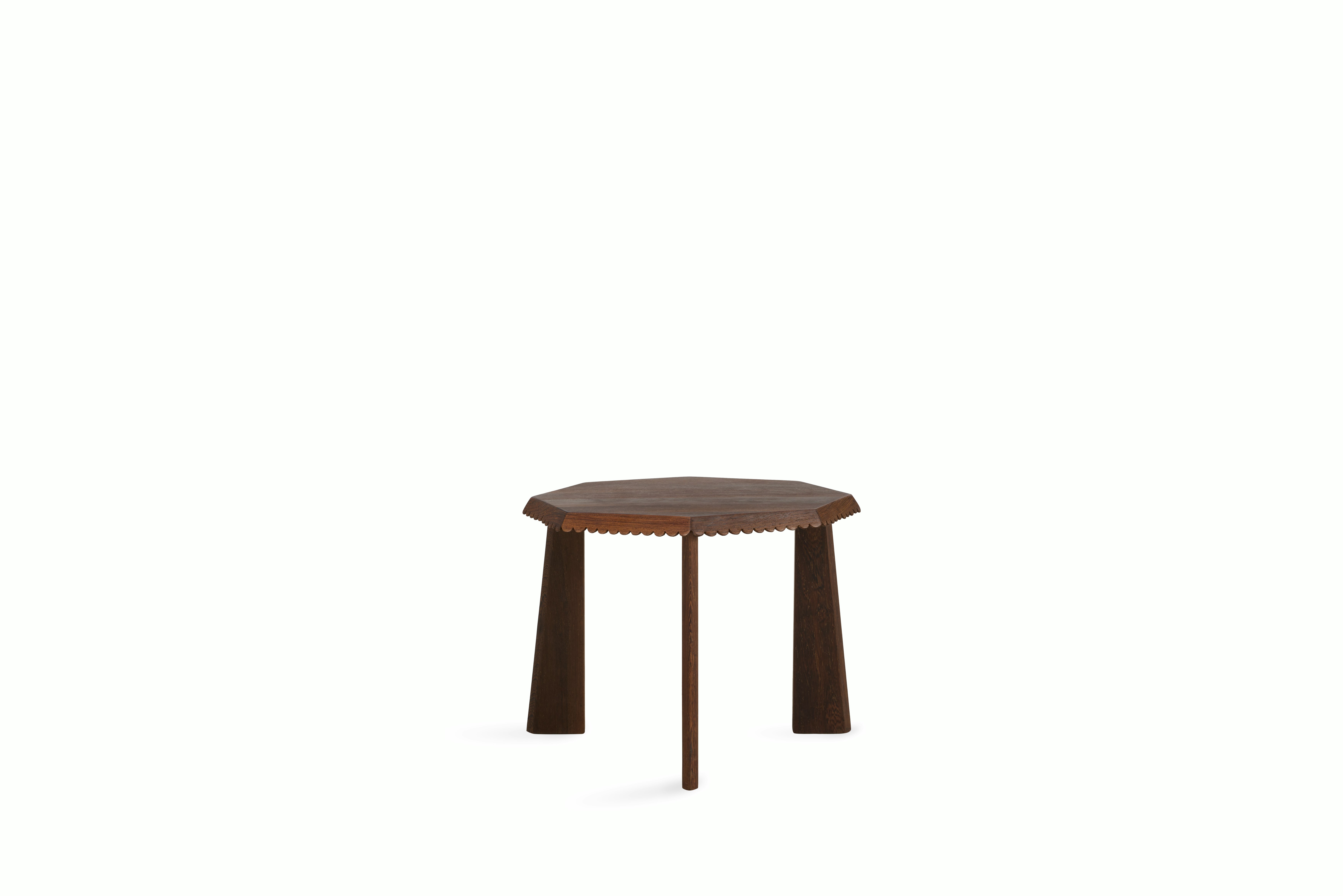 Lesire Side Table - Low,  Panga Panga Wood