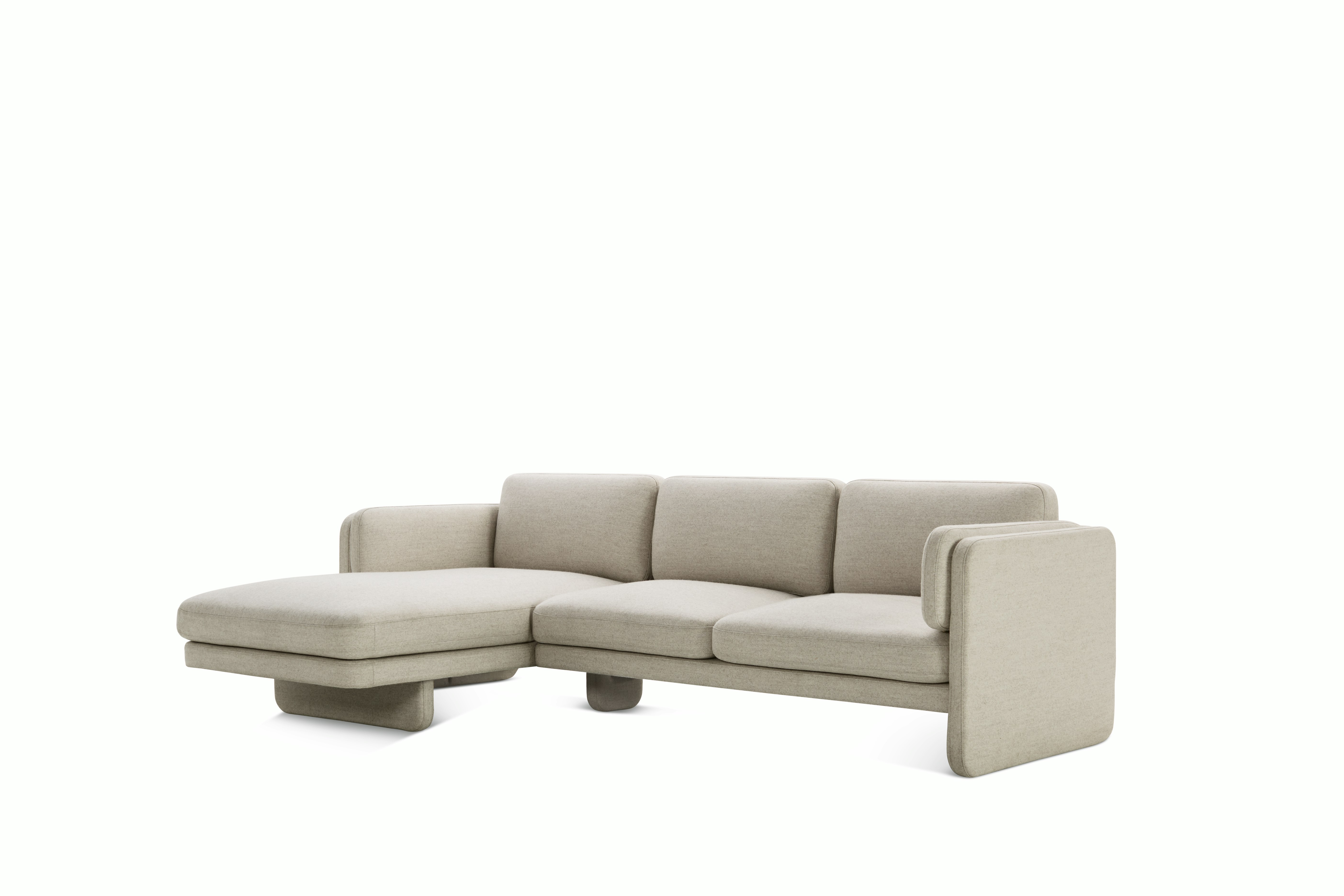 Pastille Sectional Chaise 105" - Left Facing