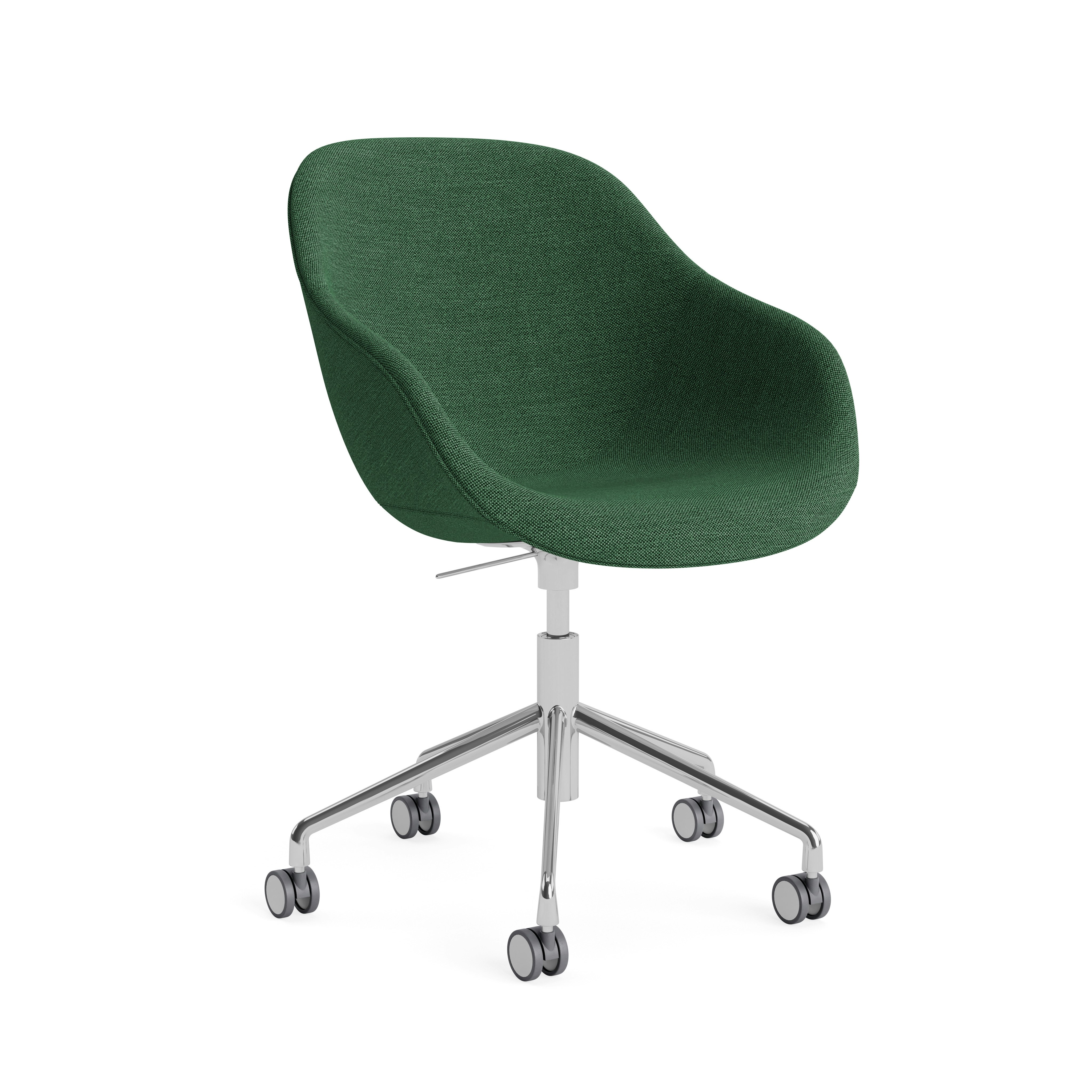 AAC 153 - Uph Task Armchair - Mode, 040 Bonsai - Polished Aluminum