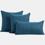 Pecora Pillow - 12x22",  Oblong,  Blue"