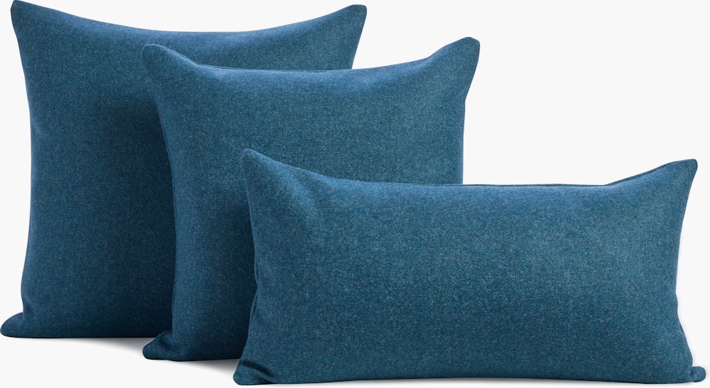 Pecora Pillow - 12x22",  Oblong,  Blue"