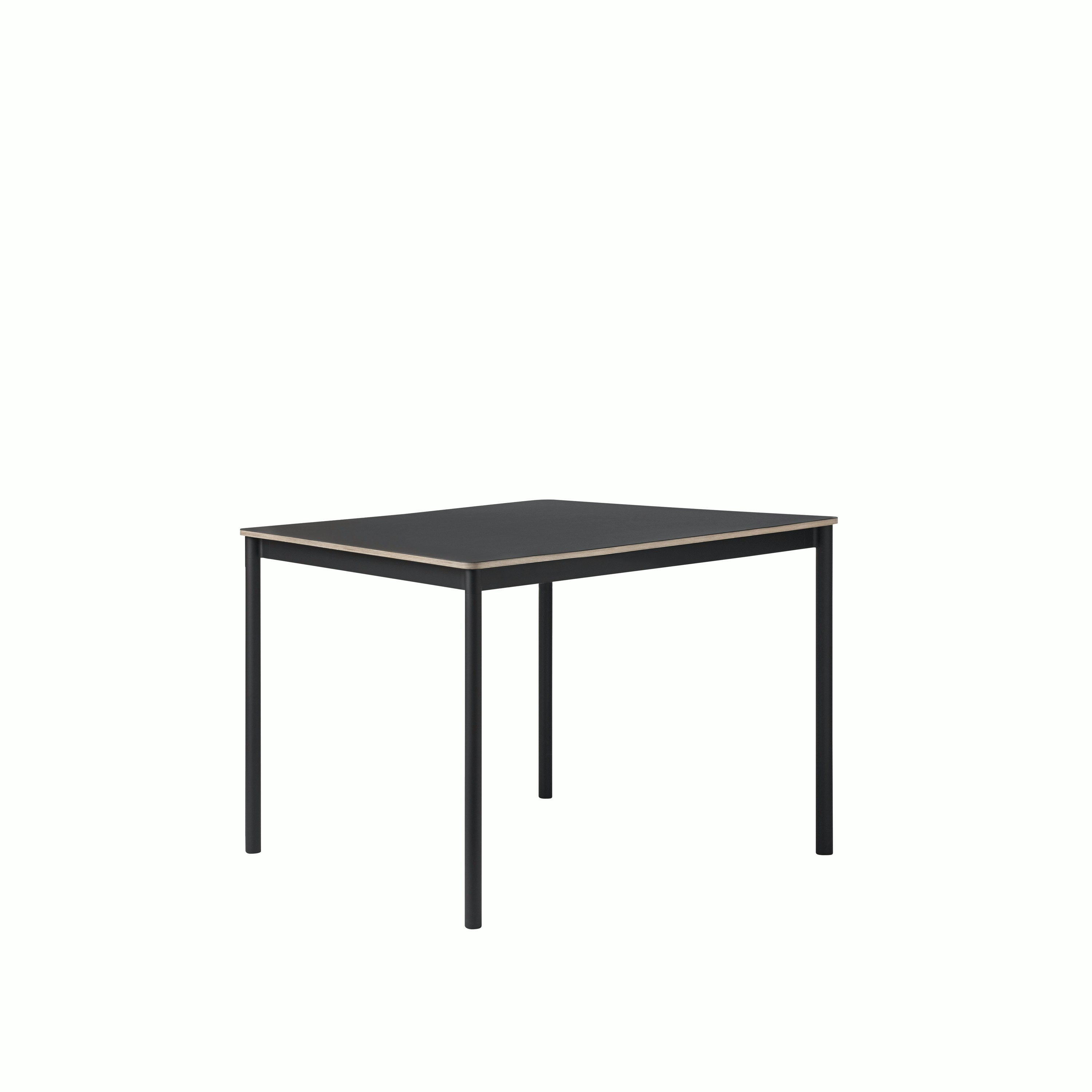 Base Table black 140x80
