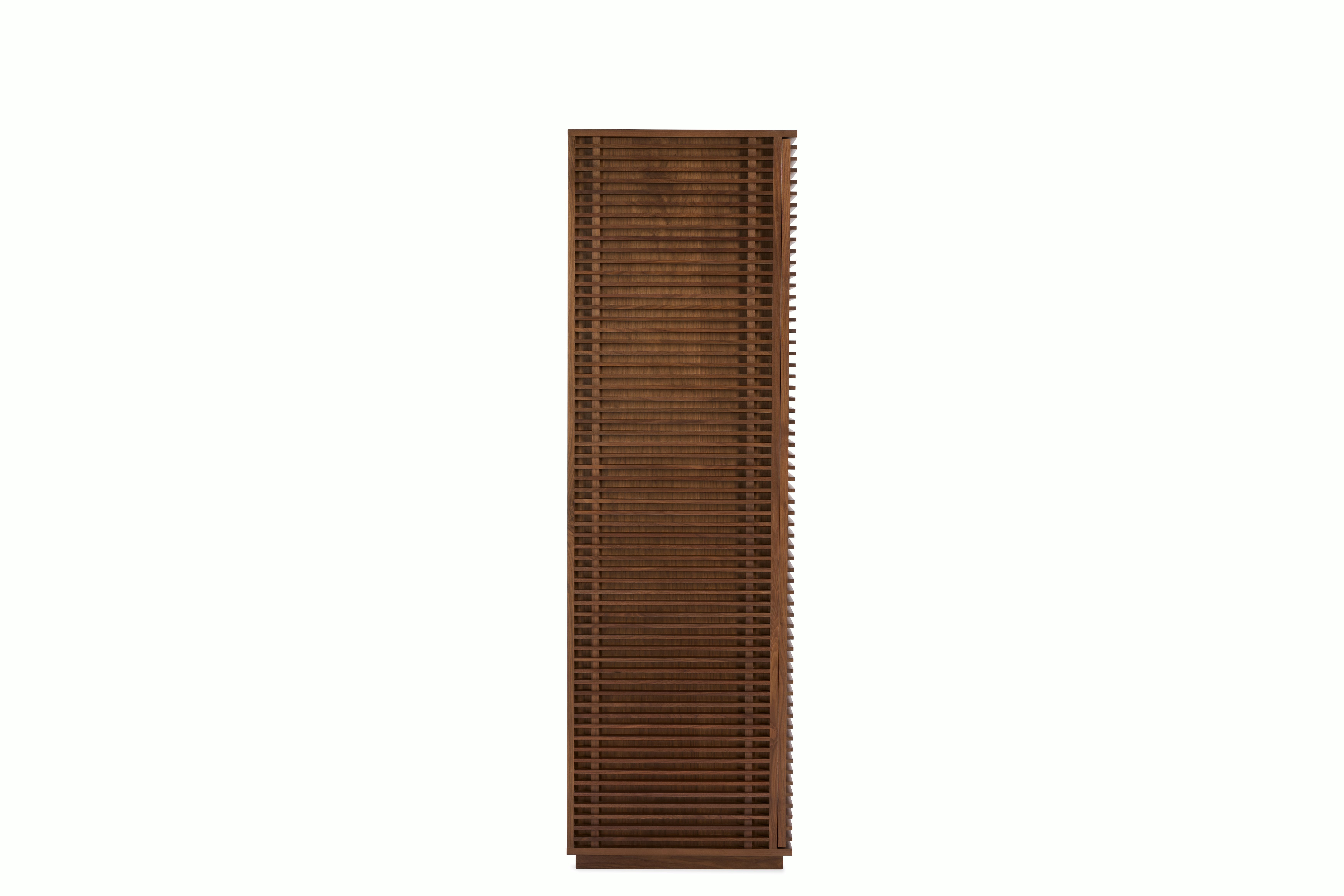 Line Wardrobe - Walnut