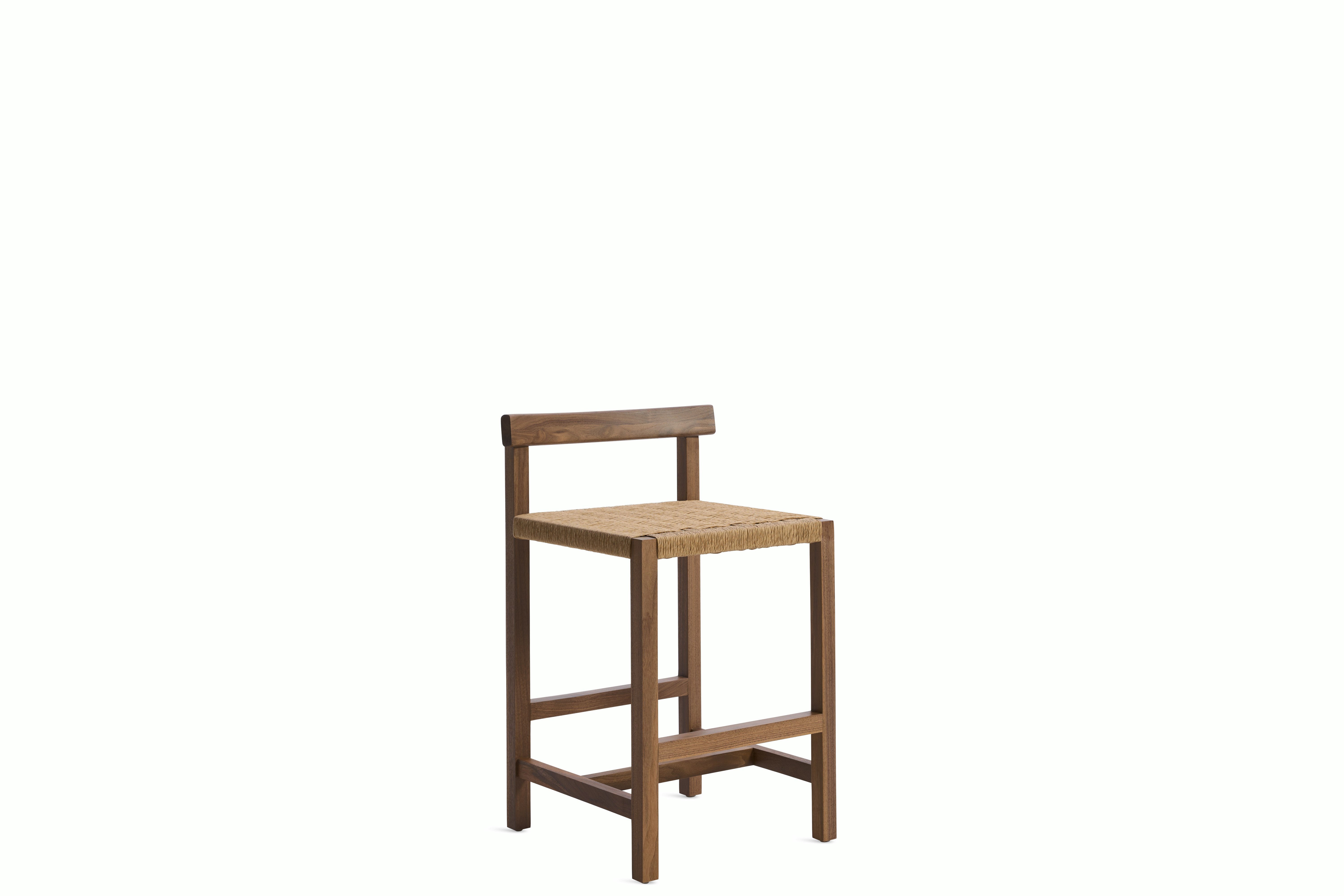 Koi Counter Stool - walnut