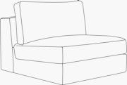 Armless - 1" Block Leg