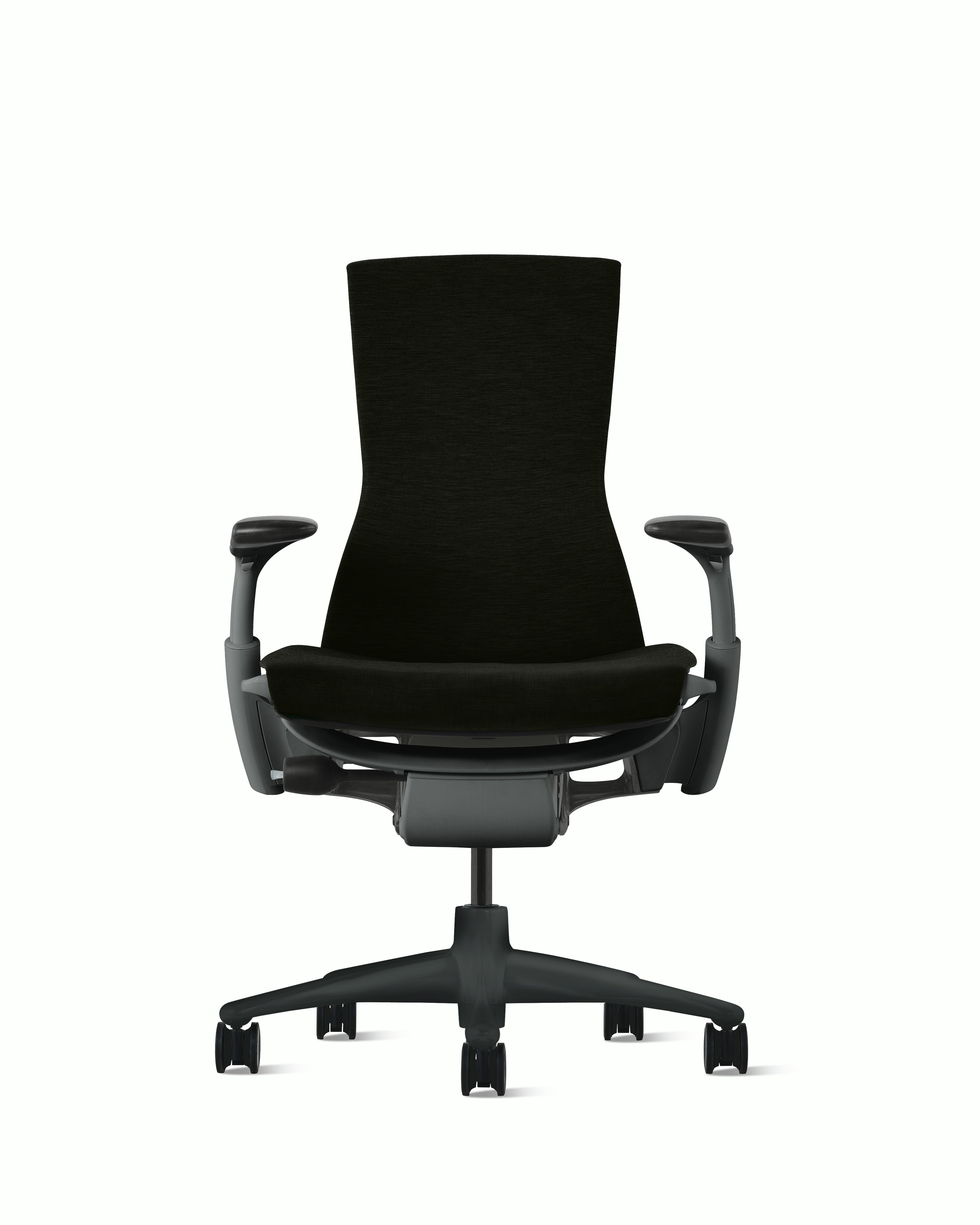 NEW Herman Miller Embody Chair fabric back and seat new black rhythm 
