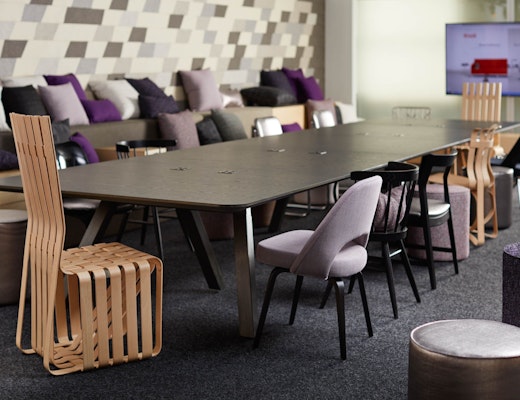 Rockwell Unscripted neocon showroom 2017 library table rockwell unscripted saarinen sexecutive chair unscripted swivel knoll seating unscripted steps filzfelt acoustical solutions high sticking chair krusin side chair nakashima straight chair interpole