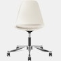 Eames Molded Plastic Task Side Chair with Seatpad