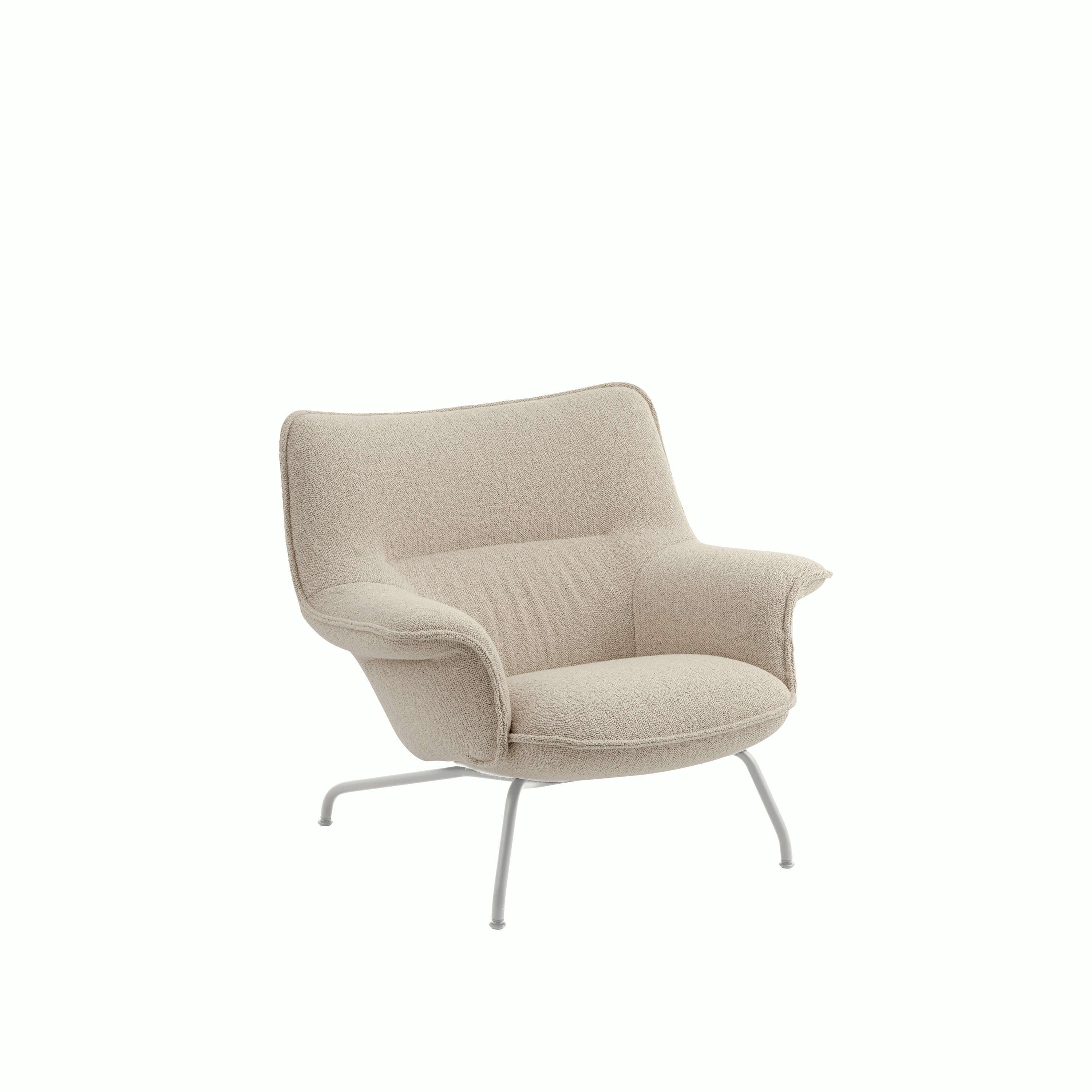 Doze lounge chair low back tube hearth 7 grey muuto 5000x5000 hi res