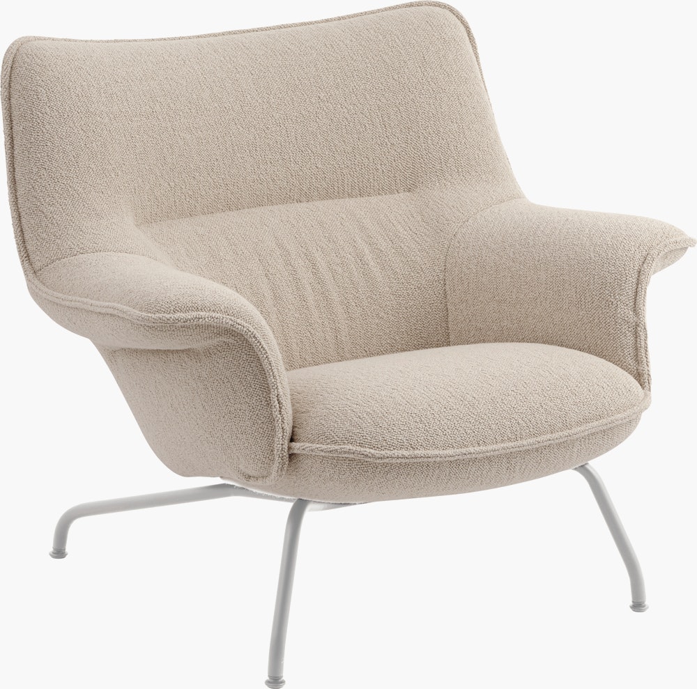 Doze lounge chair low back tube hearth 7 grey muuto 5000x5000 hi res