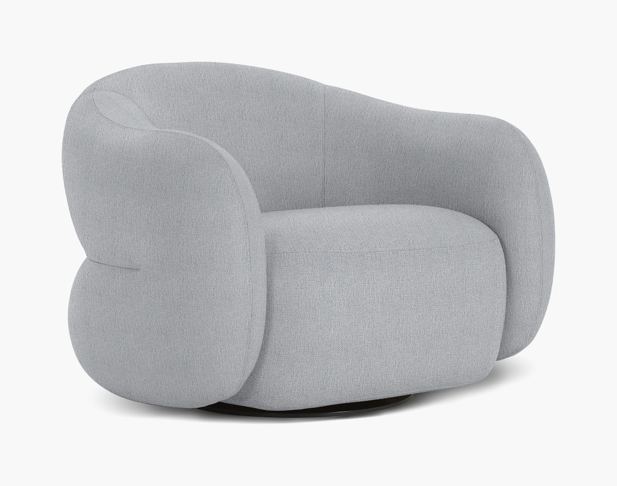 Soffi Swivel Chair, Fabric