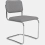 Cesca Upholstered Chair - Side Chair, Fully Upholstered, Tempest, Aurora