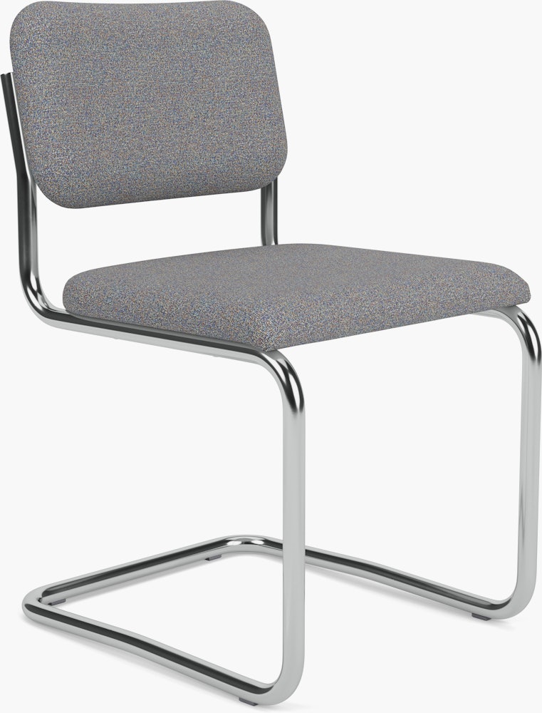 Cesca Upholstered Chair - Side Chair, Fully Upholstered, Tempest, Aurora