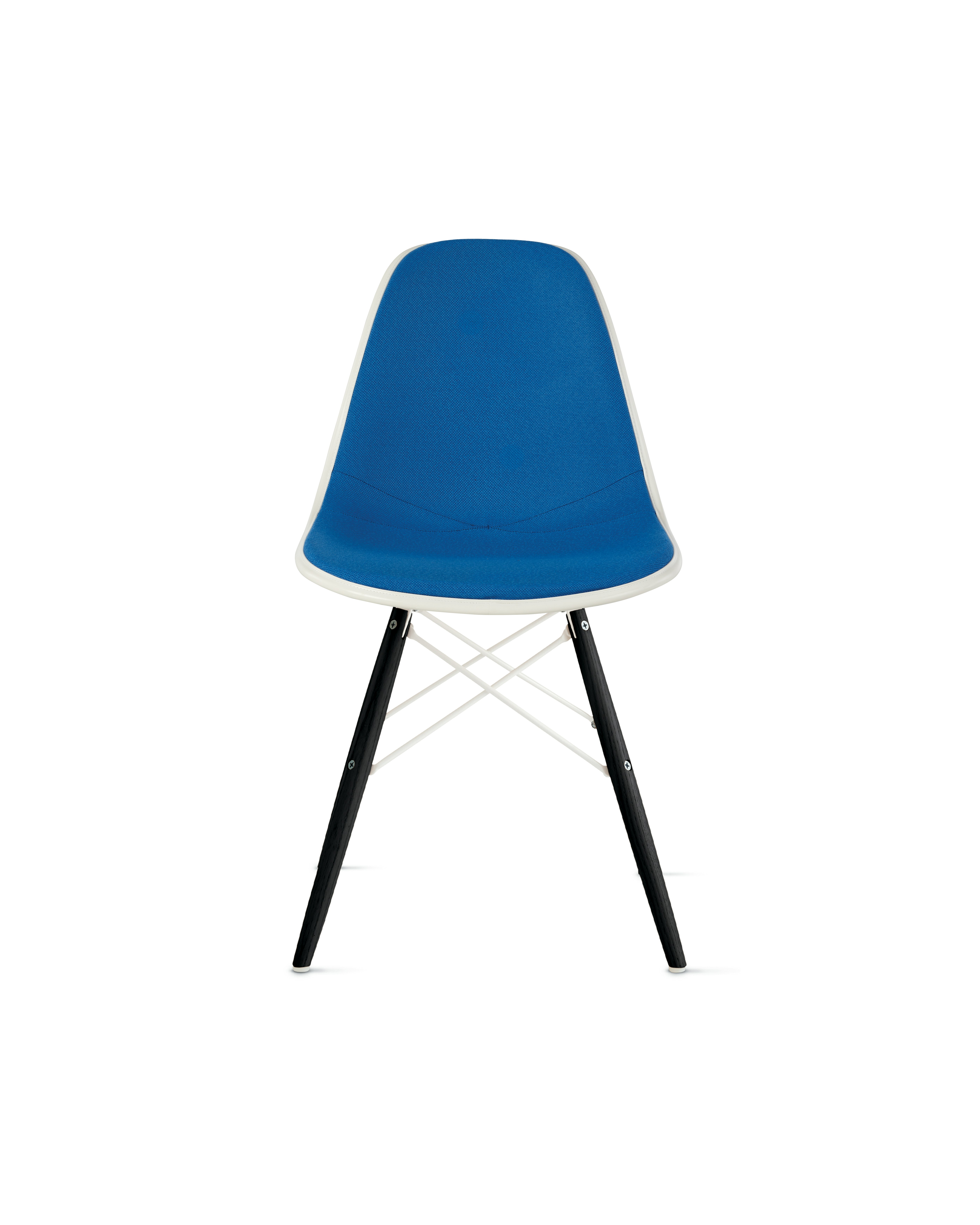 Eames Upholstered Molded Plastic Side Chair