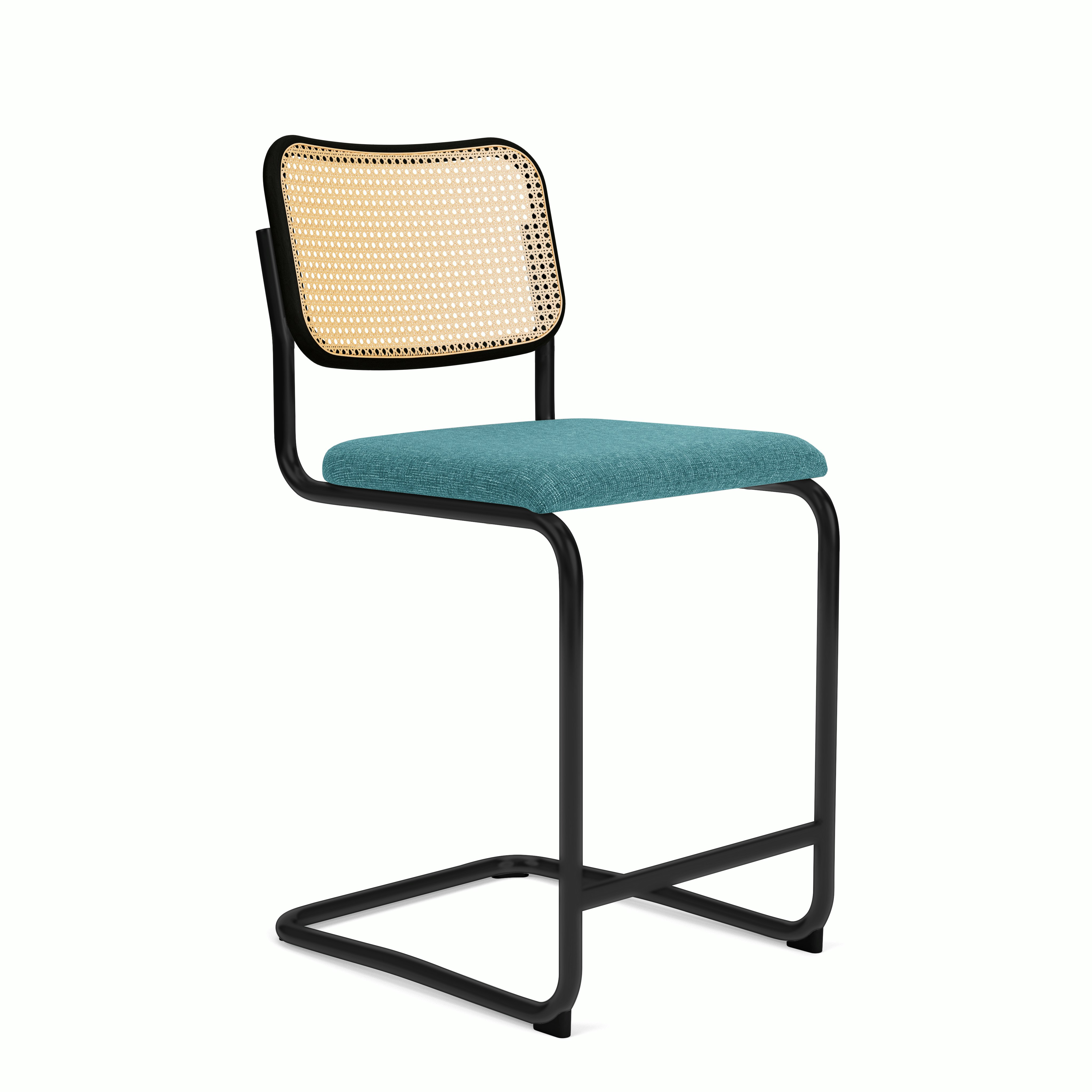 Cesca Stool With Upholstered Seat Pad