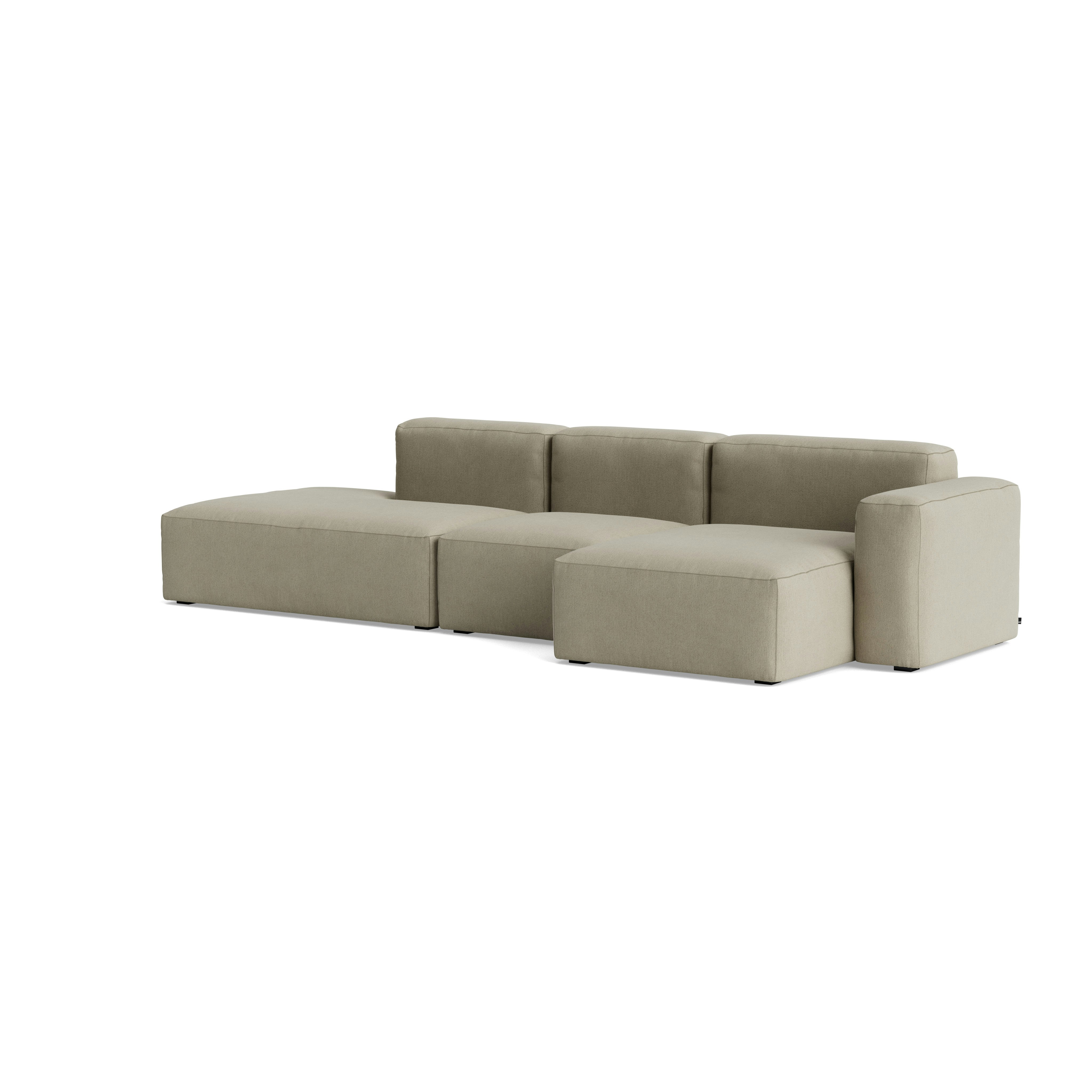 Mags SL Wide Sectional Chaise - Right, Pecora, Cream