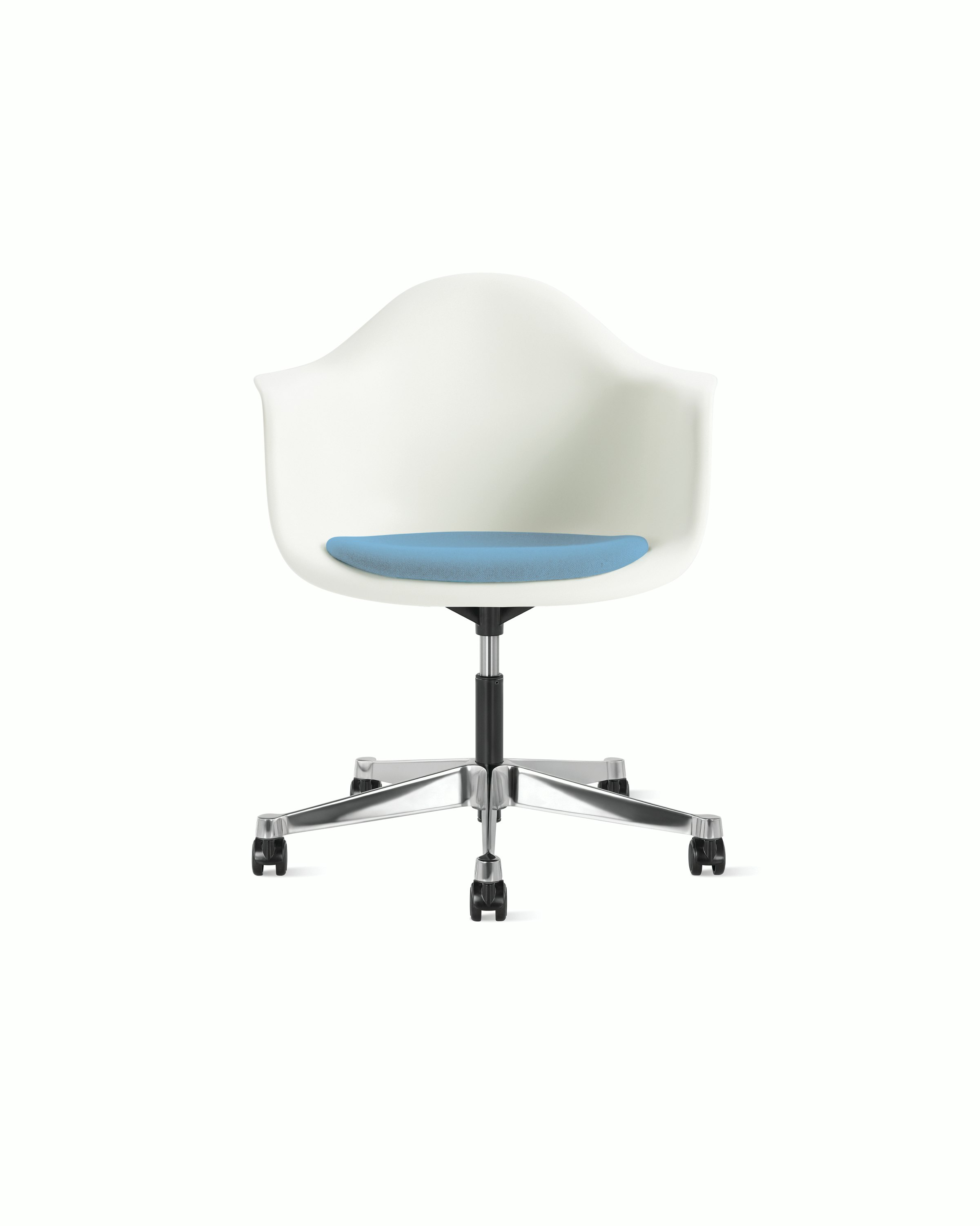 Eames Molded Plastic Task Armchair with Seatpad