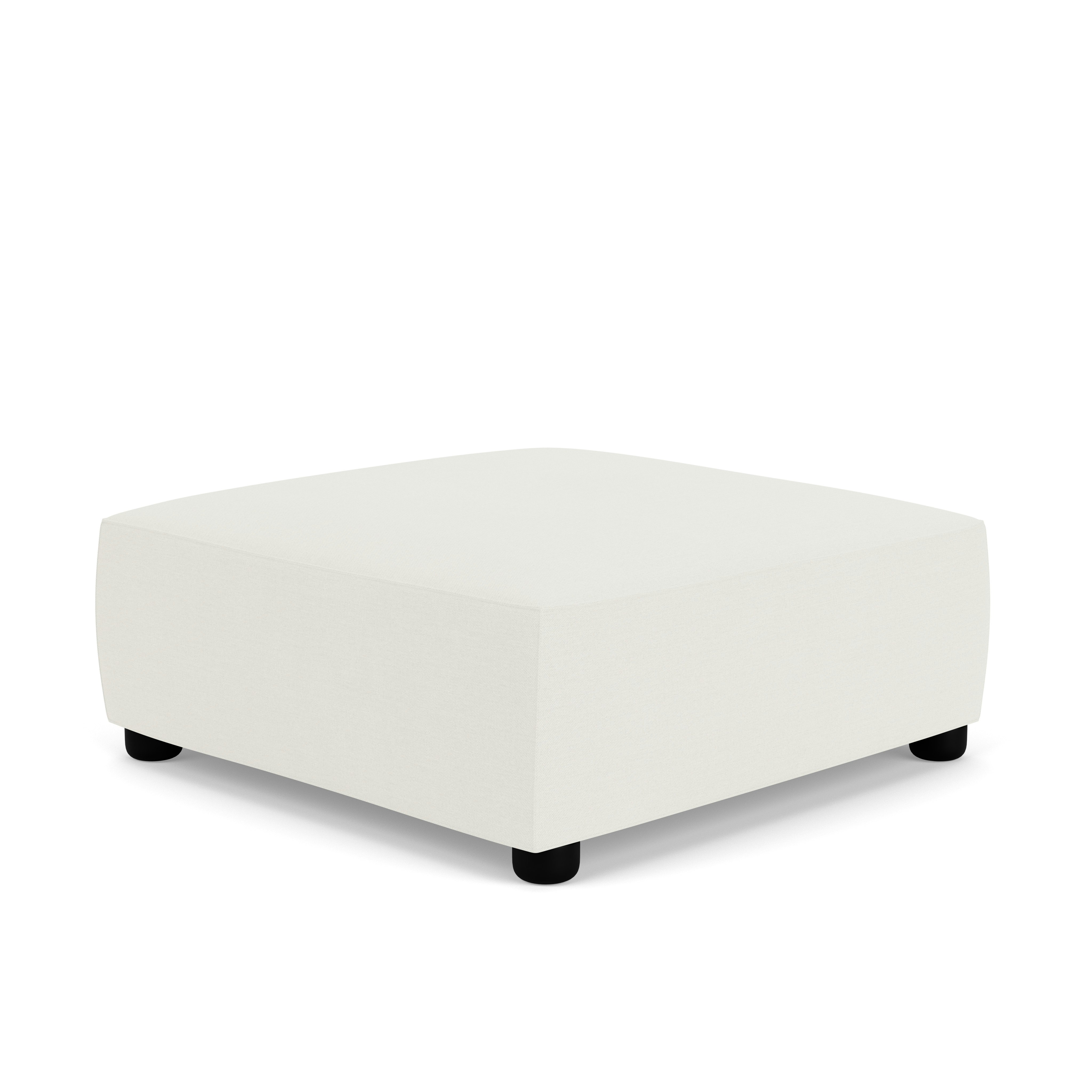 Barber Osgerby Ottoman -  Medium,  Black Lacquer,  Hourglass,  Air