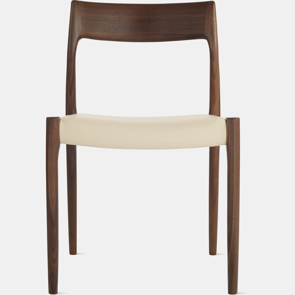 Møller Model 77 Side Chair, Leather Seat – Design Within Reach