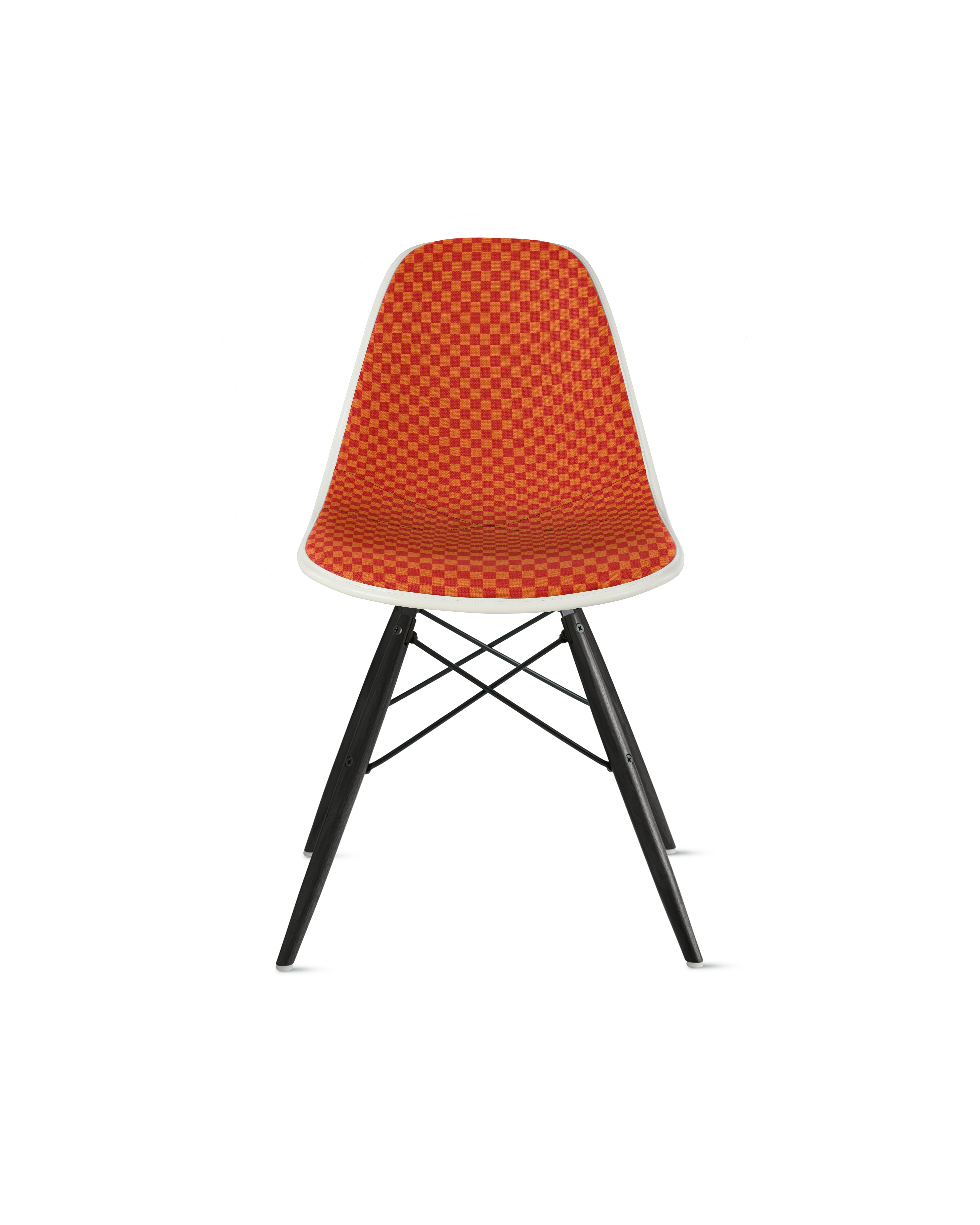 Eames Upholstered Molded Plastic Side Chair